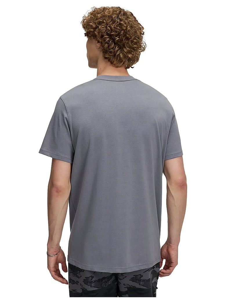 Under Armour - UA M LOGO EMB HEAVYWEIGHT SS - t-shirts - titan gray - 3