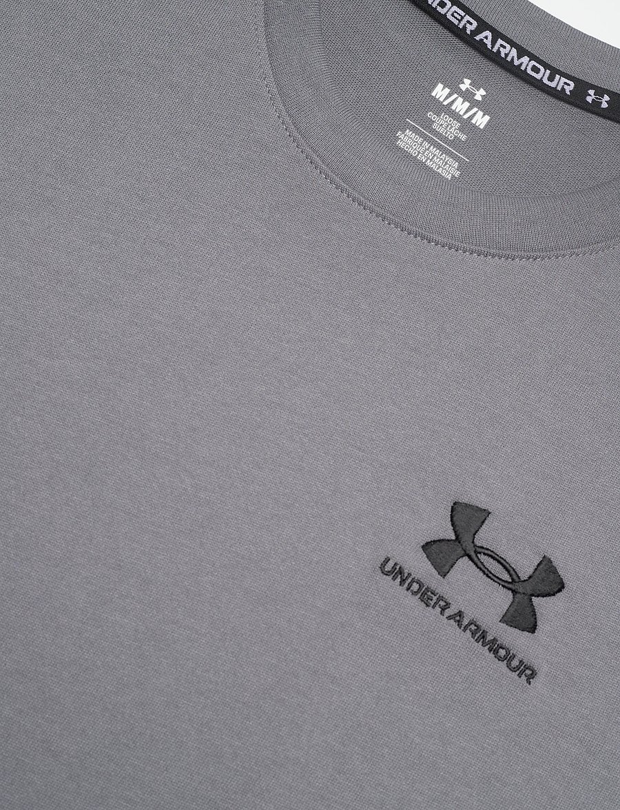 Under Armour - UA M LOGO EMB HEAVYWEIGHT SS - titan gray - 5