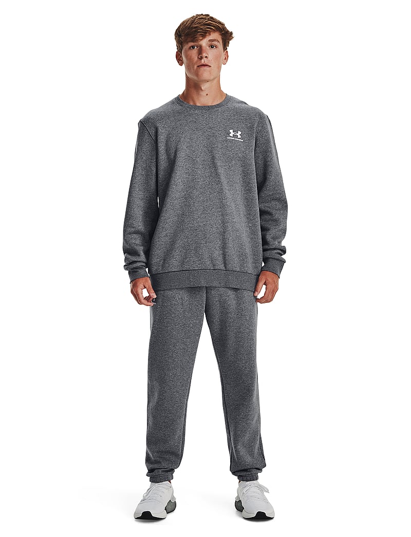 Under Armour - UA Icon Fleece Crew - oberteile - pitch gray - 0