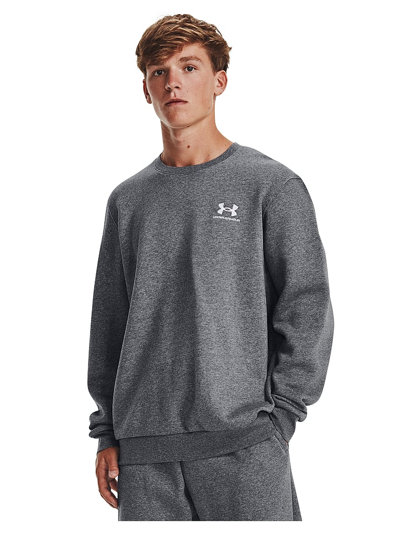Under Armour - UA Icon Fleece Crew - oberteile - pitch gray - 3