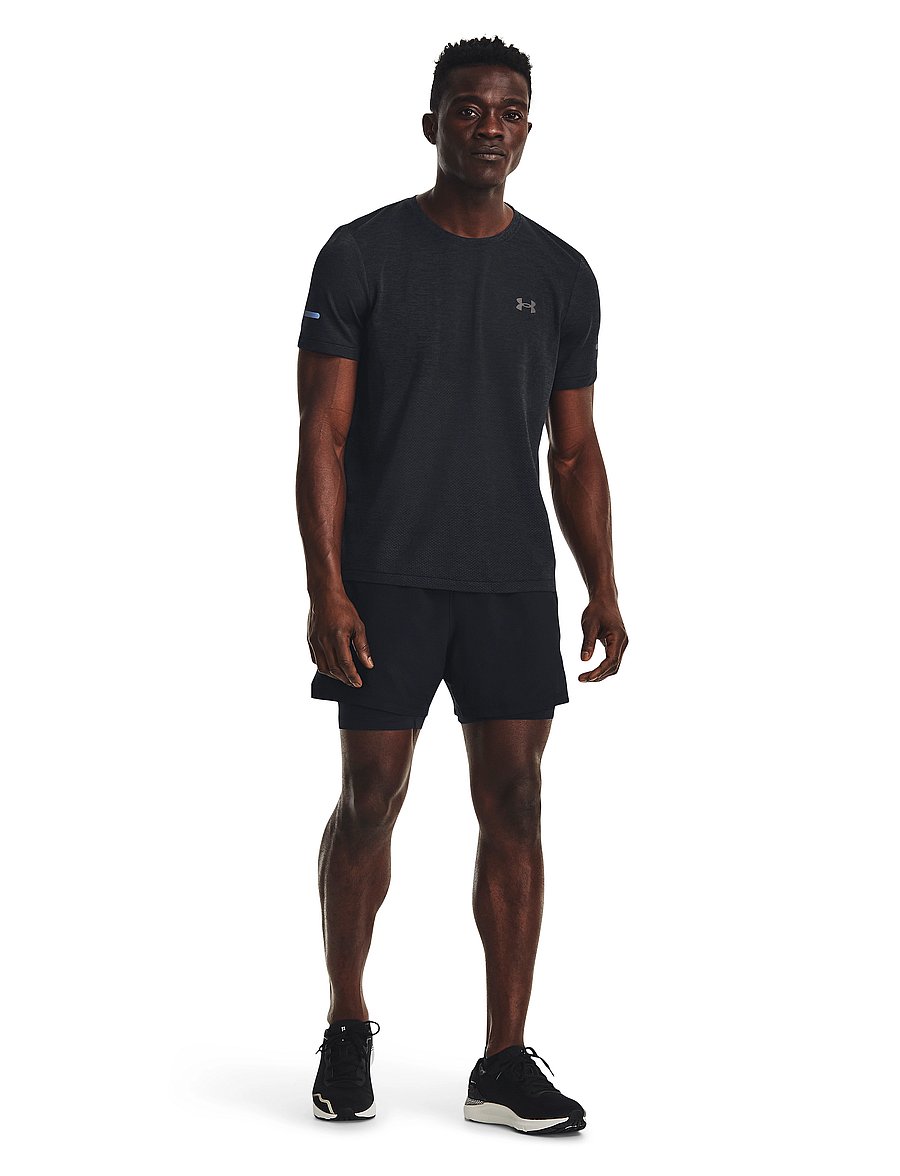 Under Armour - UA SEAMLESS STRIDE SS - t-särgid - black - 0