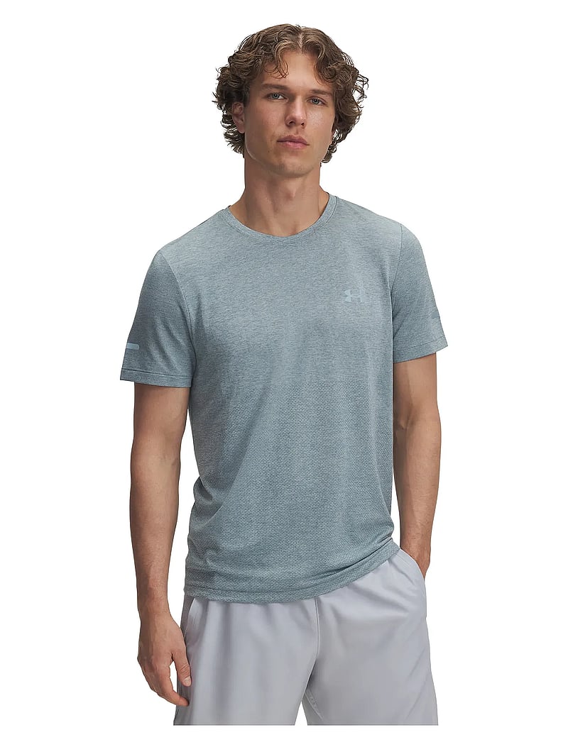 Under Armour - UA SEAMLESS STRIDE SS - t-shirts - serpentine - 0