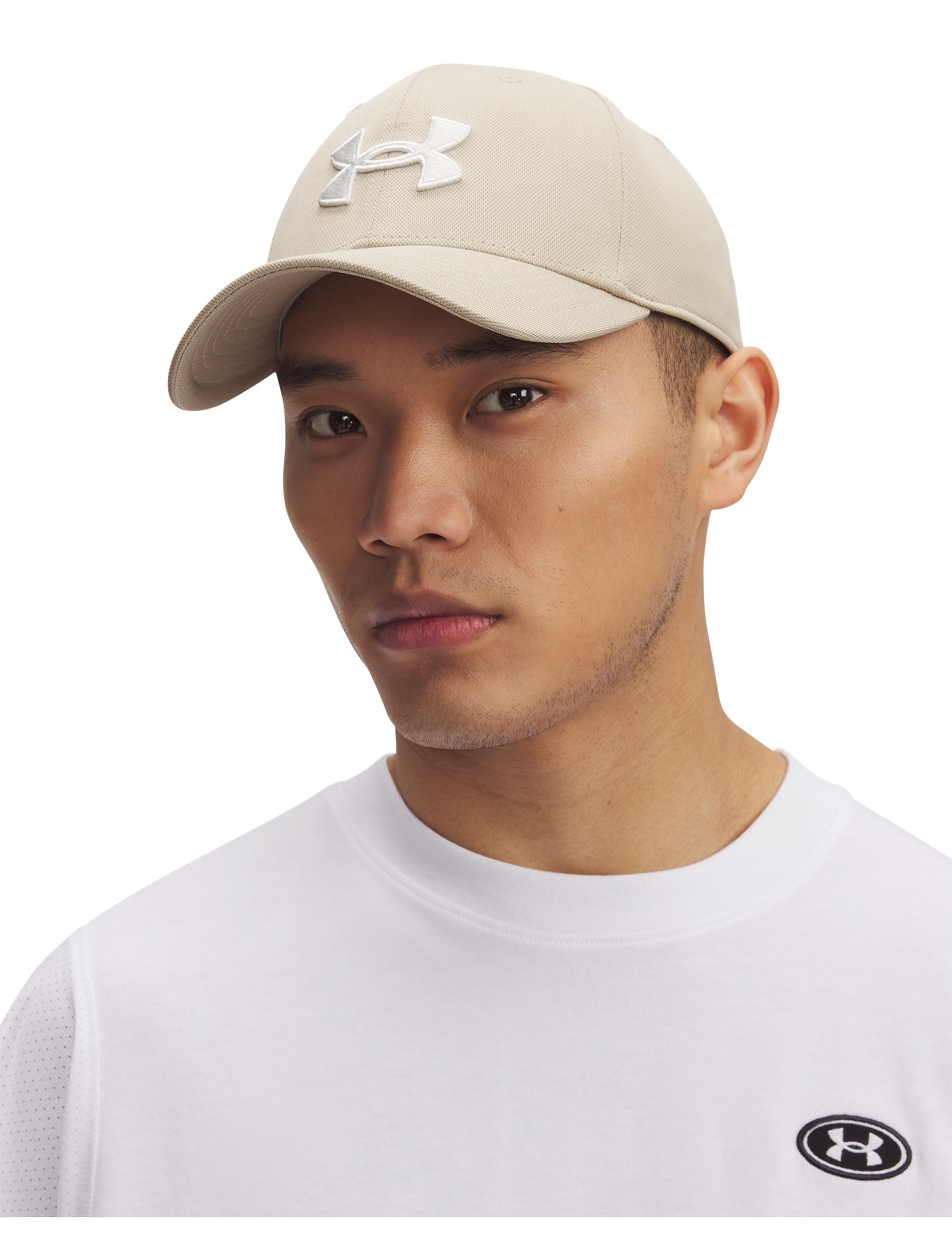 Under Armour M Blitzing Low Str, Mænd, Baseball Cap, Beige, Str: L/XL
