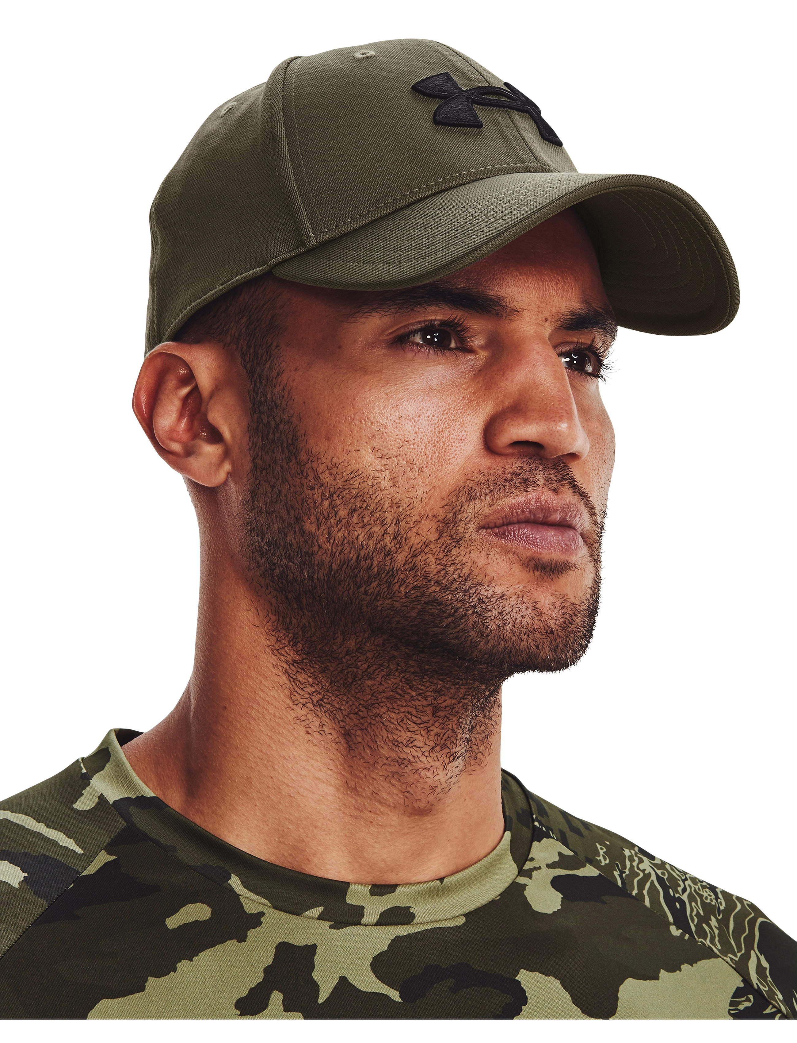 Under Armour M Blitzing Low Str, Mænd, Baseball Cap, Grøn, Str: XL/XXL