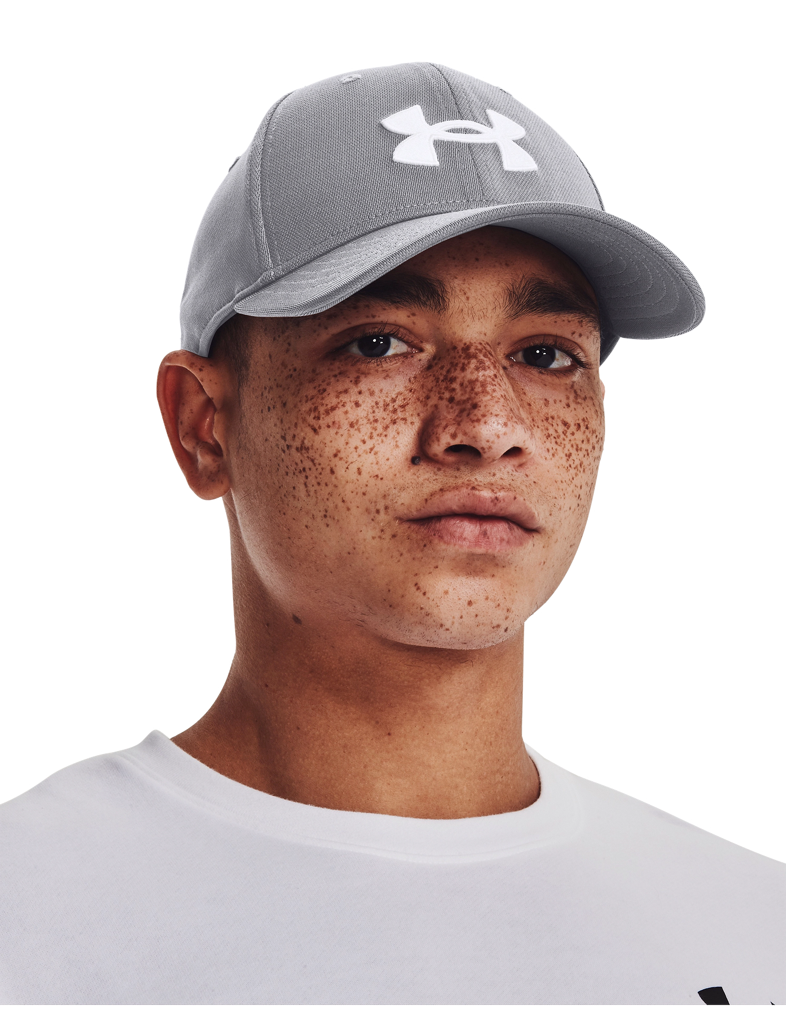 Under Armour M Blitzing Low Str, S/M, Headwear, Grau - Caps, Männerswear