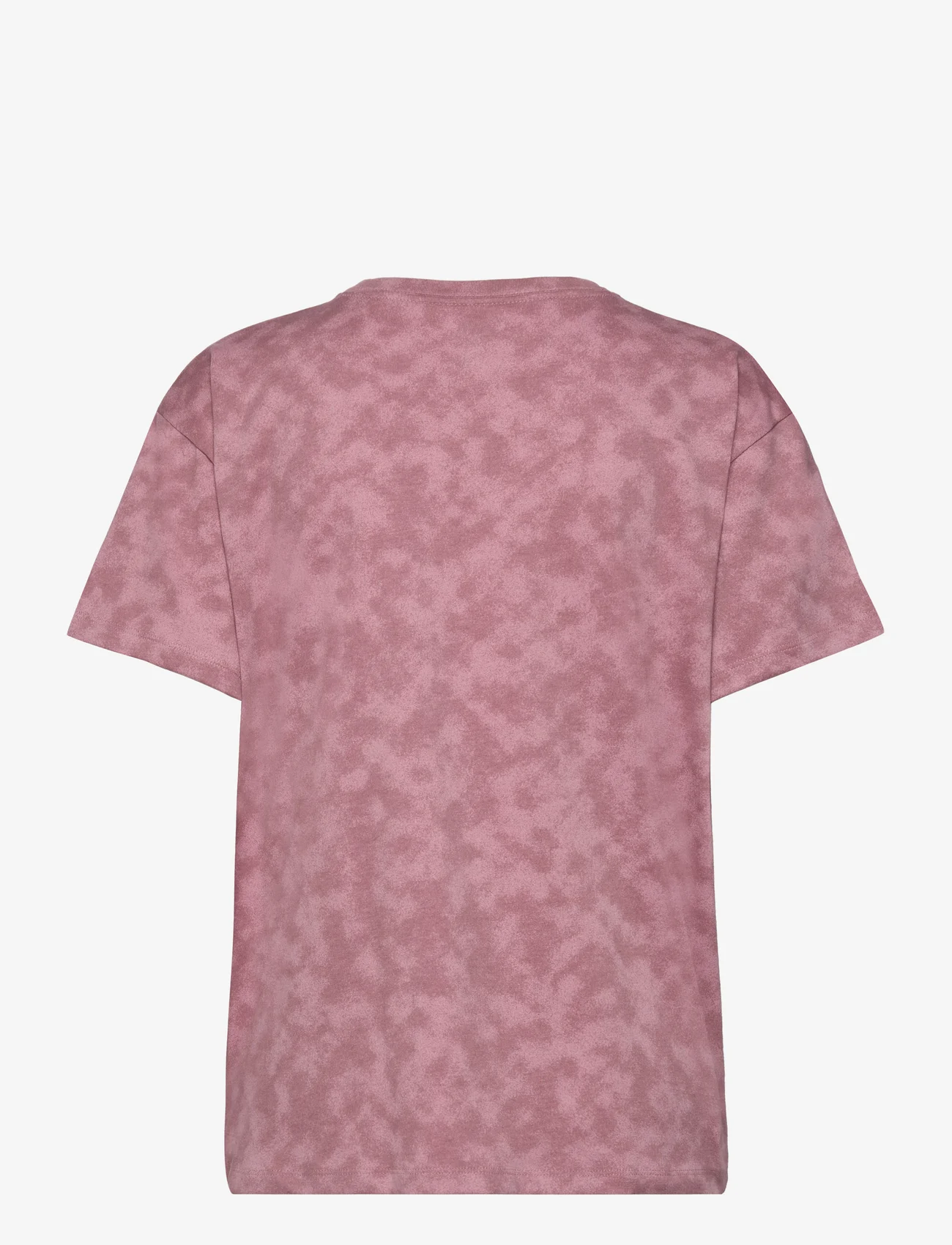 Under Armour - UA LOGO AOP HEAVYWEIGHT SS - t-shirts - pink elixir - 1