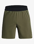 UA Peak Woven Shorts - MARINE OD GREEN