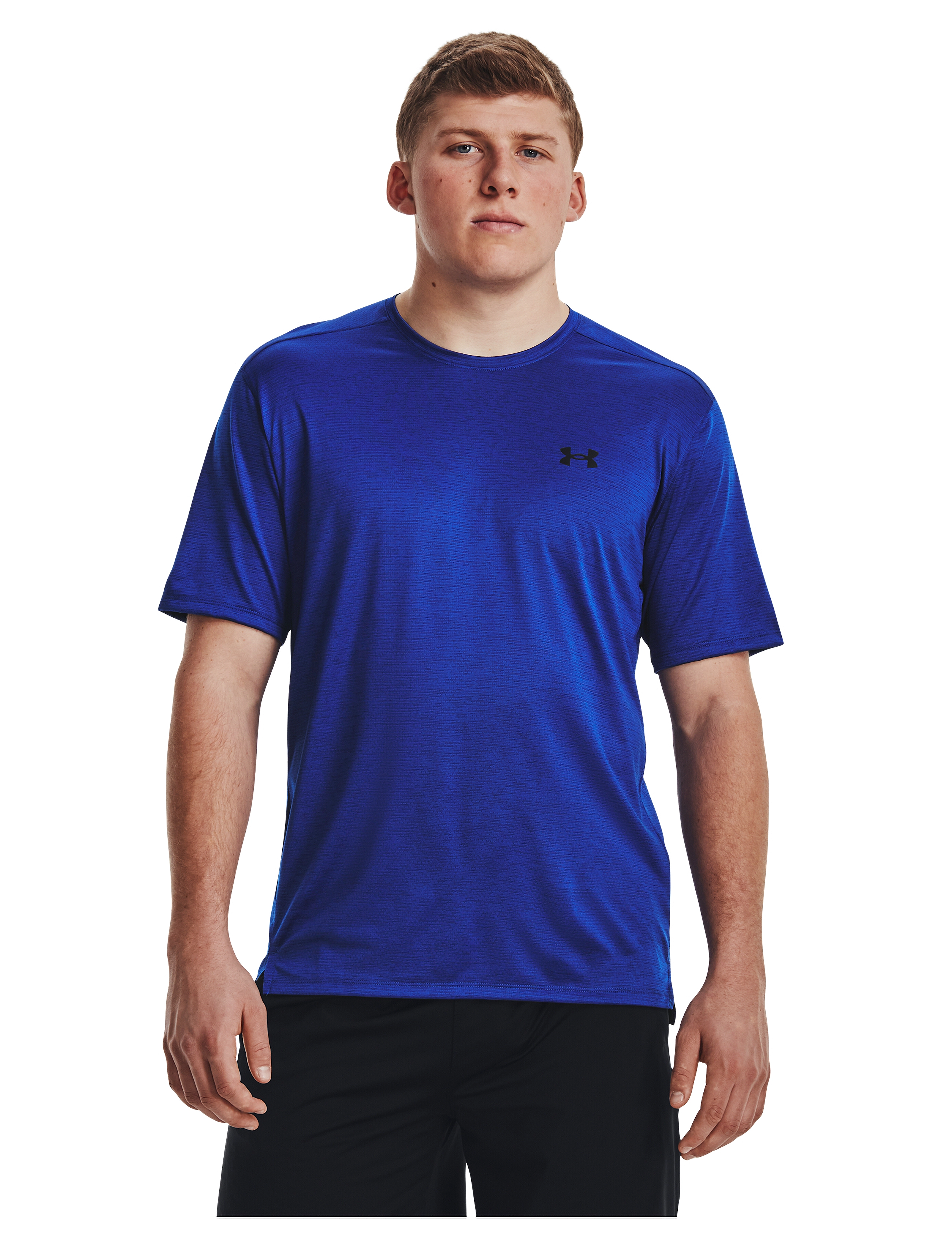 Under Armour Ua Tech Vent Ss, M, T-shirts, Blau - Short-sleeved, Männerswear