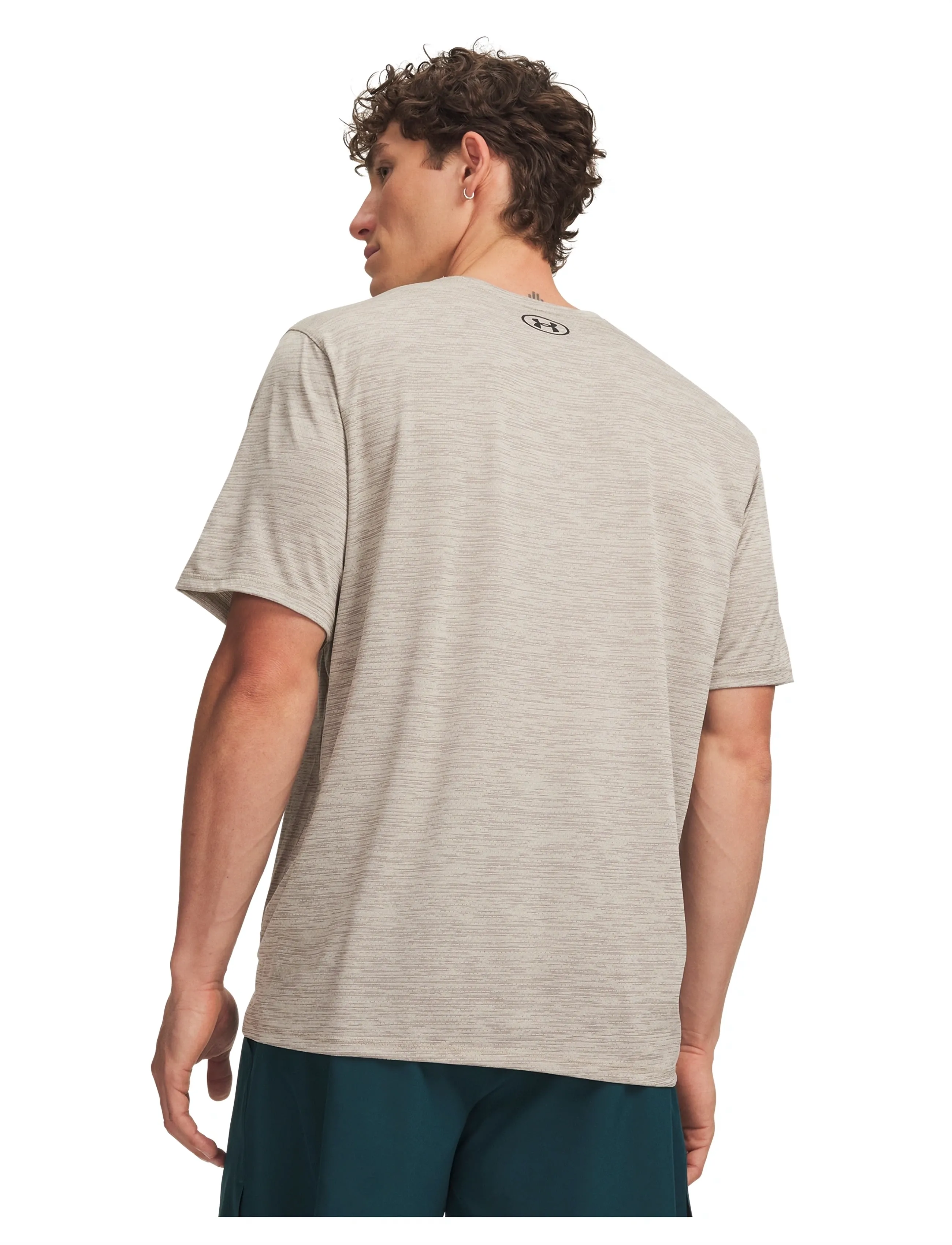 Under Armour - UA Tech Vent SS - t-shirts - timberwolf taupe - 3
