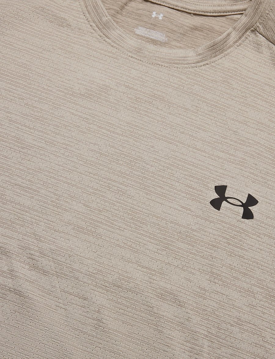 Under Armour - UA Tech Vent SS - t-shirts - timberwolf taupe - 5