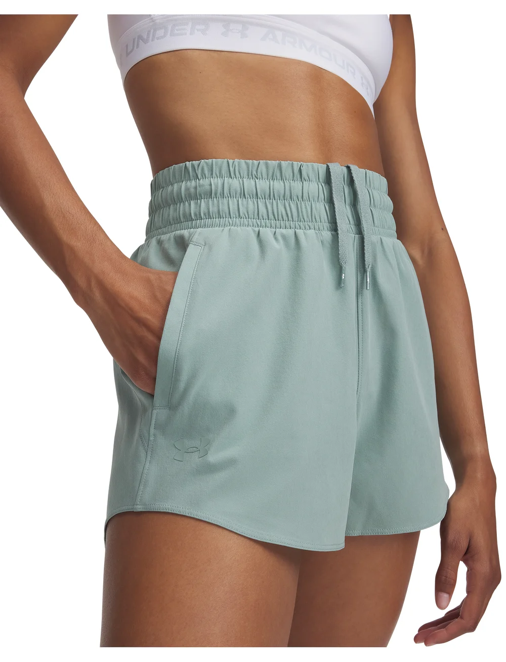 Under Armour - UA Vanish 3in Short - träningsshorts - silica green - 5