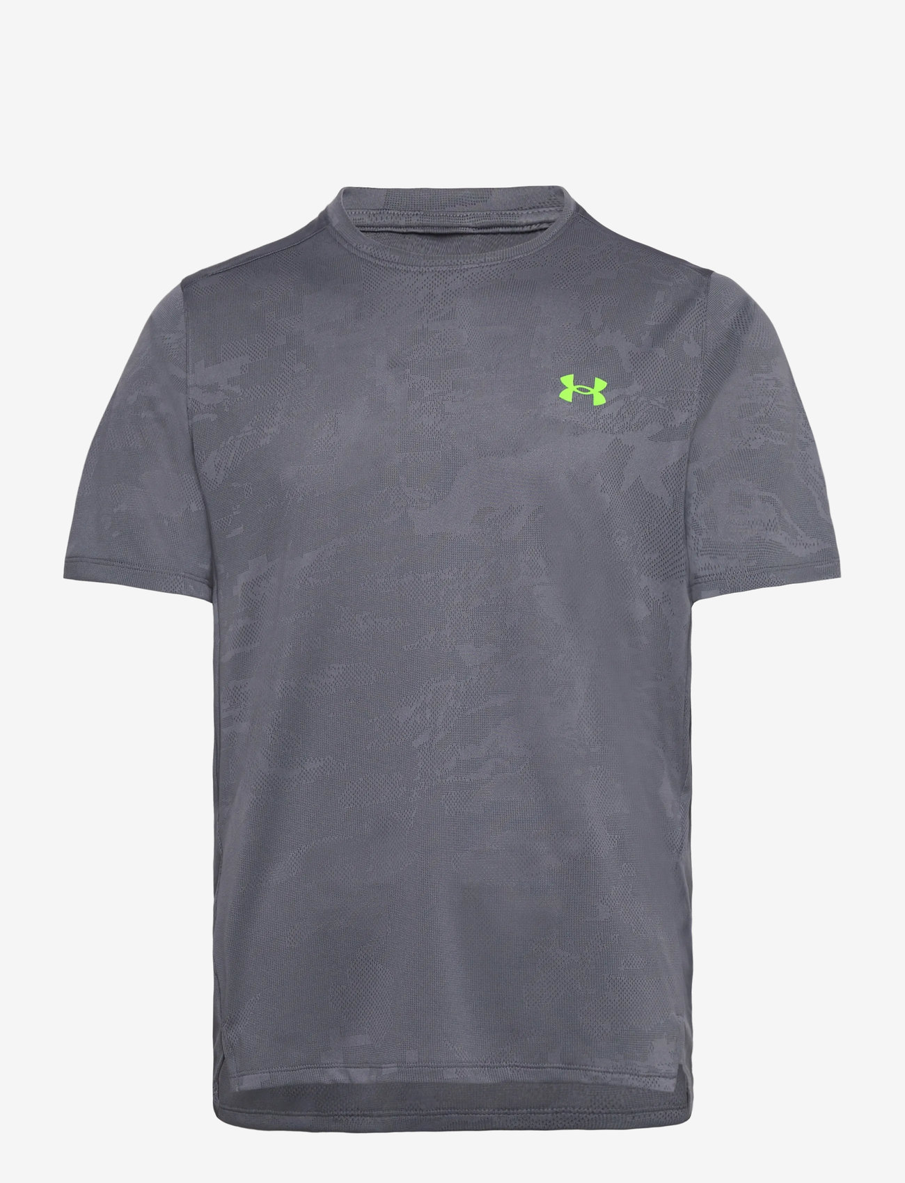 Under Armour - UA Tech Vent Jacquard SS - t-shirts - castlerock - 1