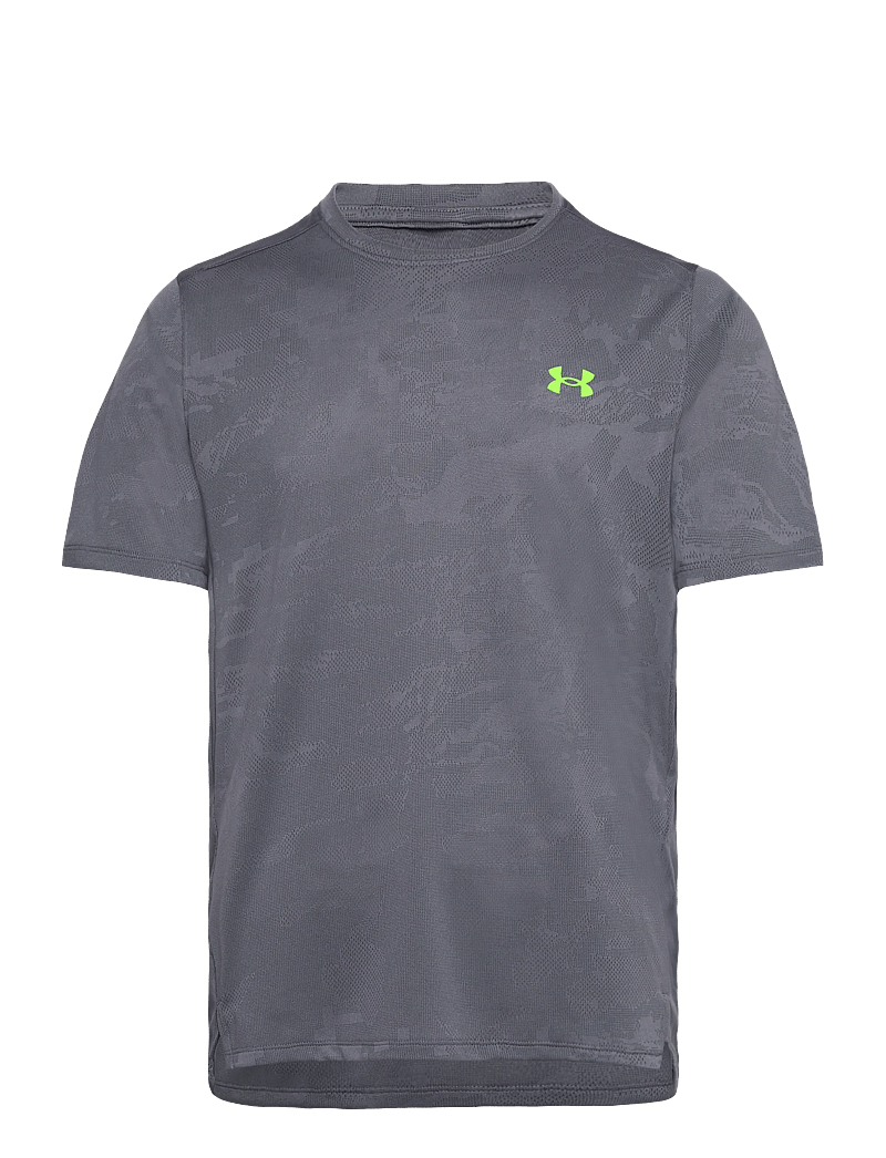 Under Armour - UA Tech Vent Jacquard SS - t-shirts - castlerock - 1