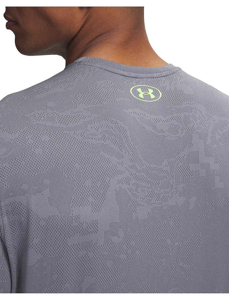 Under Armour - UA Tech Vent Jacquard SS - t-shirts - castlerock - 4