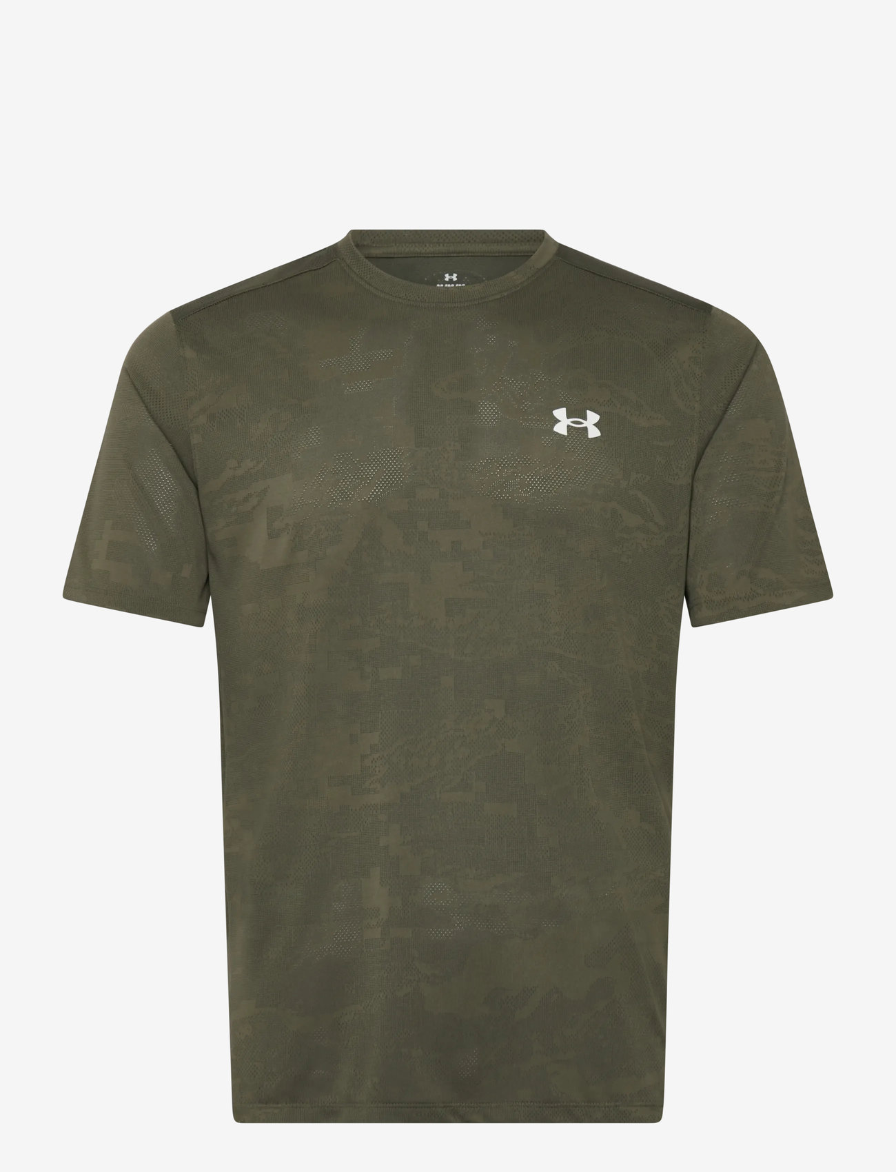 Under Armour - UA Tech Vent Jacquard SS - stuttermarbolir - marine od green - 1