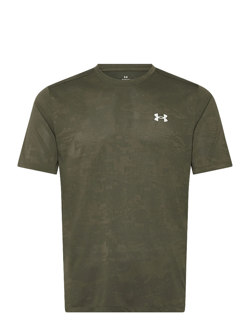 Under Armour - UA Tech Vent Jacquard SS - t-shirts - marine od green - 1