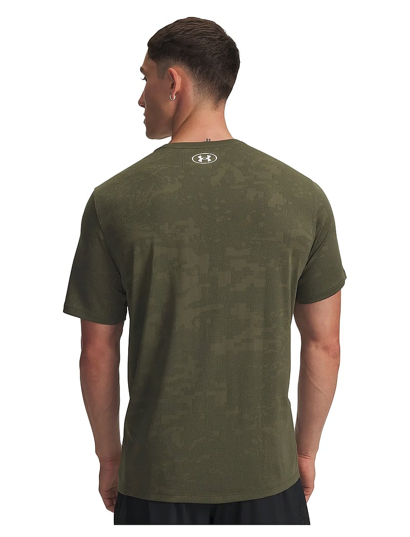 Under Armour - UA Tech Vent Jacquard SS - t-shirts - marine od green - 3