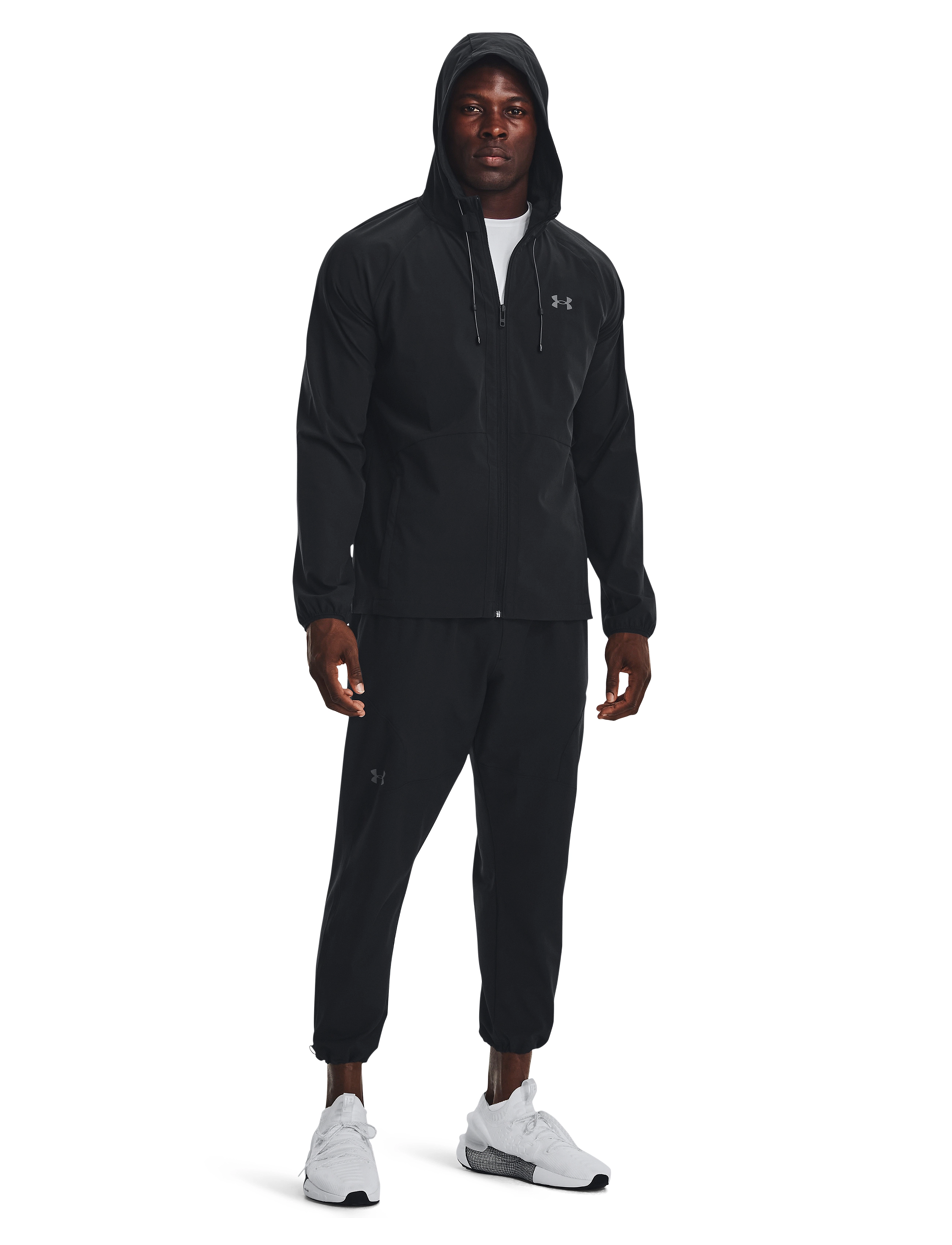Under Armour - UA Stretch Woven Windbreaker - black - 2