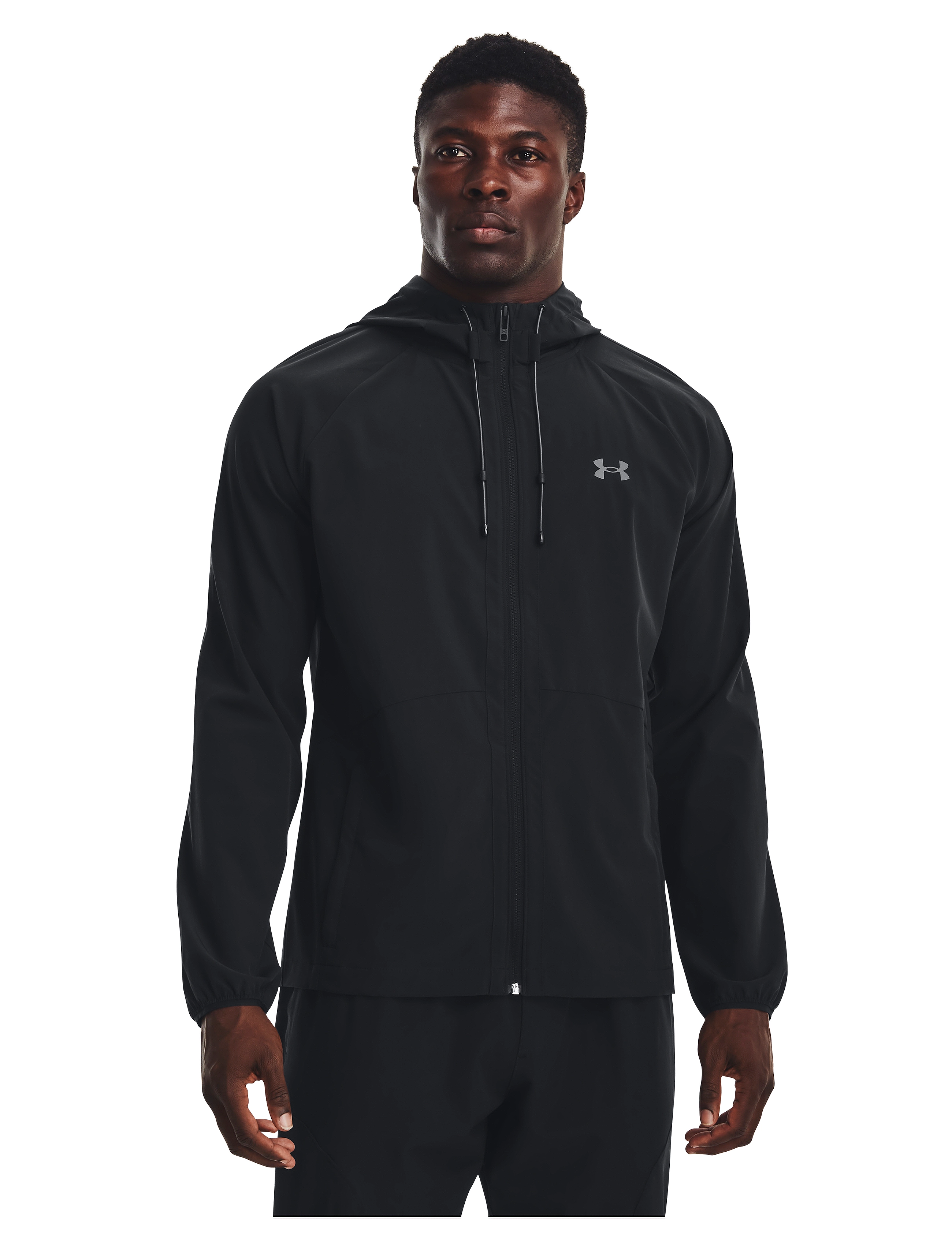 Under Armour - UA Stretch Woven Windbreaker - black - 3
