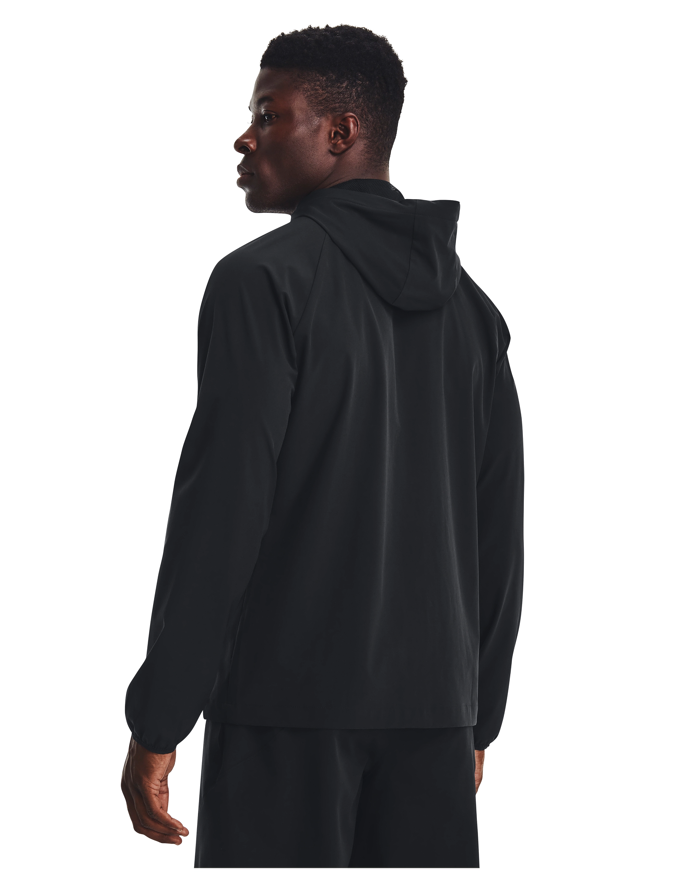 Under Armour - UA Stretch Woven Windbreaker - black - 4