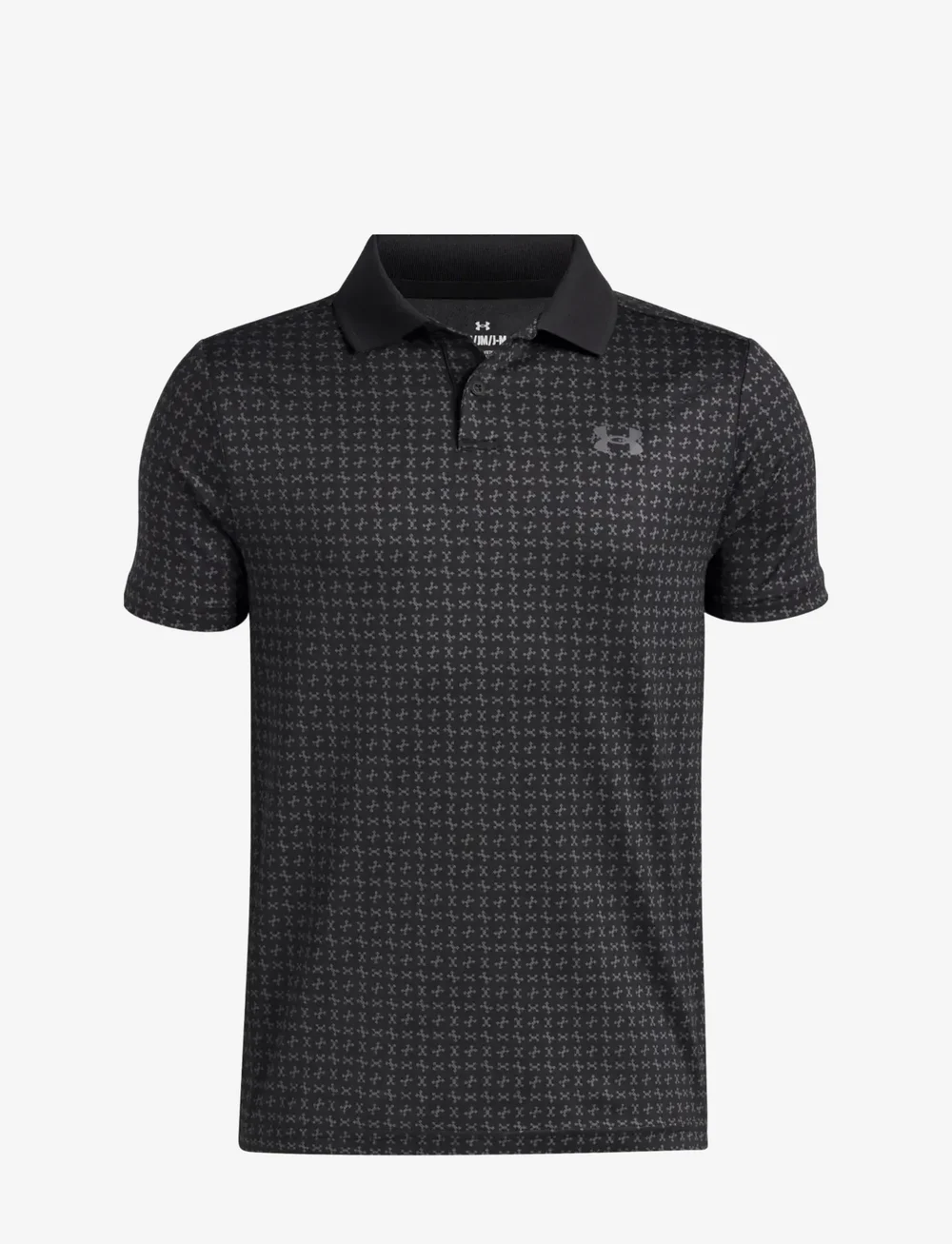 Under Armour - UA Matchplay Printed Polo - kortermede poloskjorter - black - 0