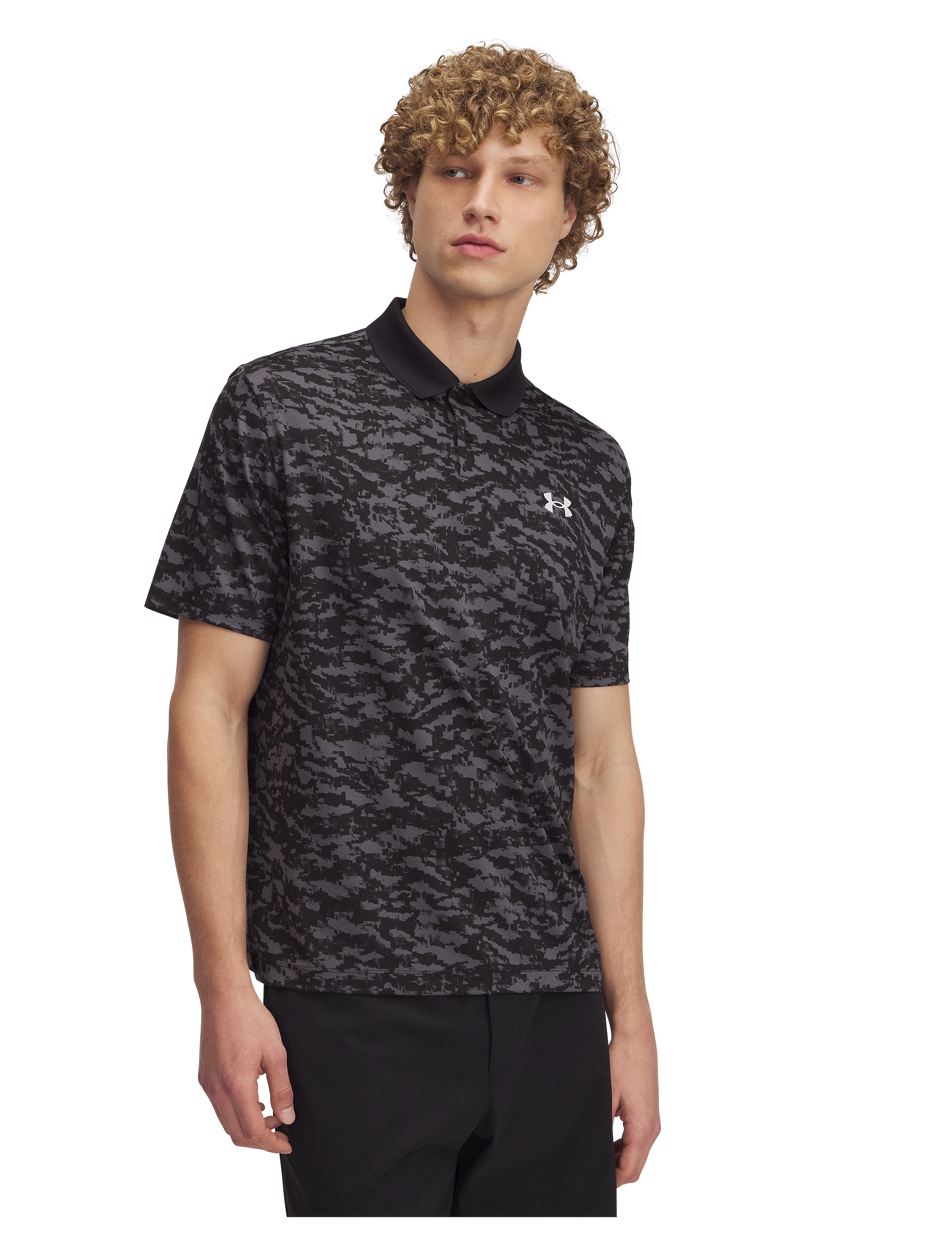 Under Armour - UA Matchplay Printed Polo - black - 0