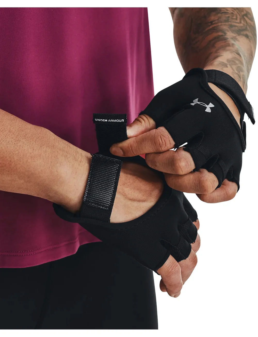 Under Armour - W TRAINING GLOVES - pirkstu cimdi - black - 0