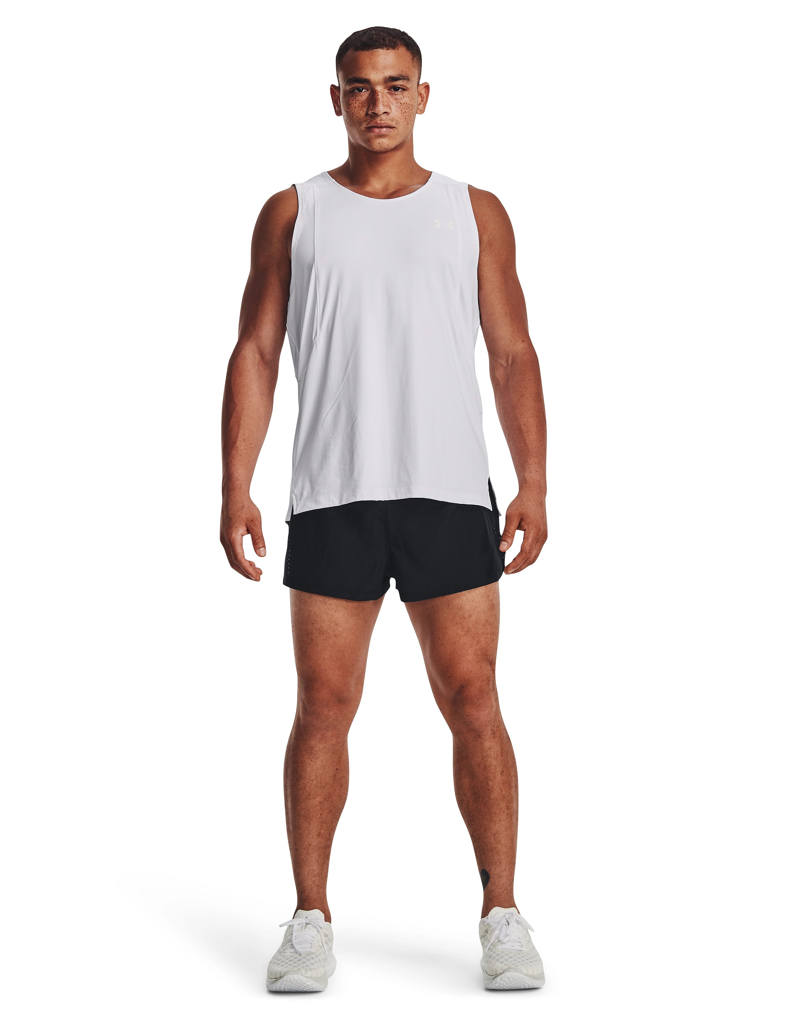 Under Armour - UA LAUNCH SPLIT PERF SHORT - black - 2