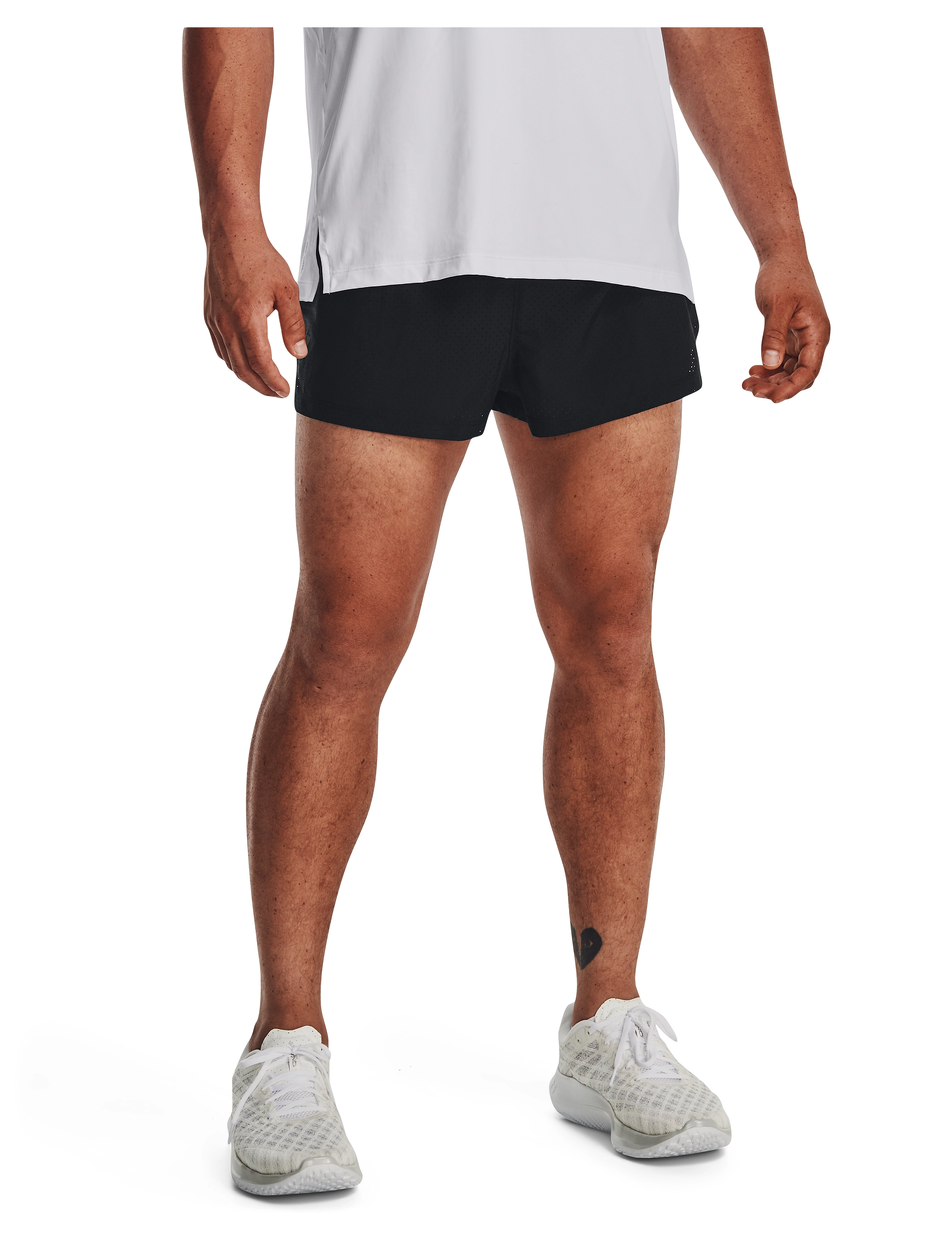 Under Armour - UA LAUNCH SPLIT PERF SHORT - black - 3