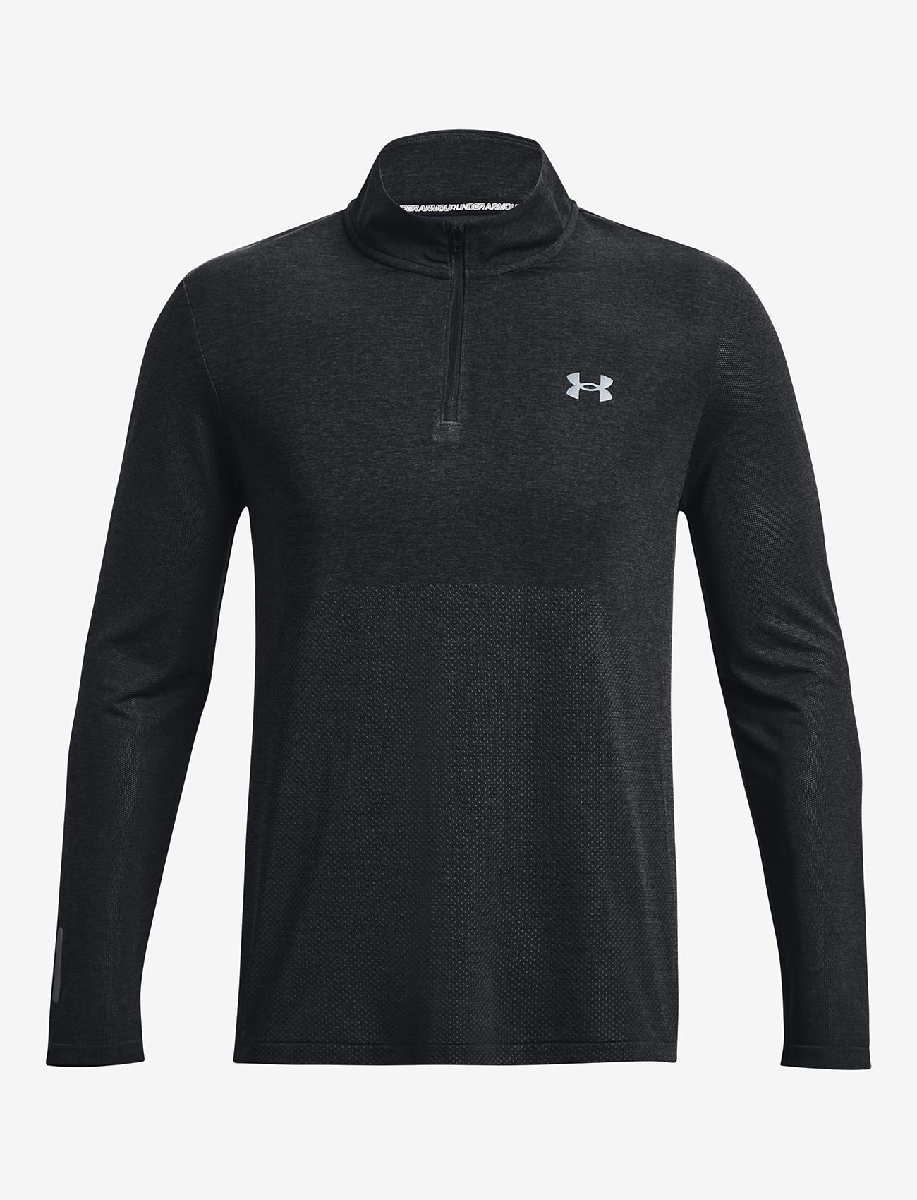 Under Armour - UA SEAMLESS STRIDE 1/4 ZIP - kampsunid ja vahekihid - black - 1