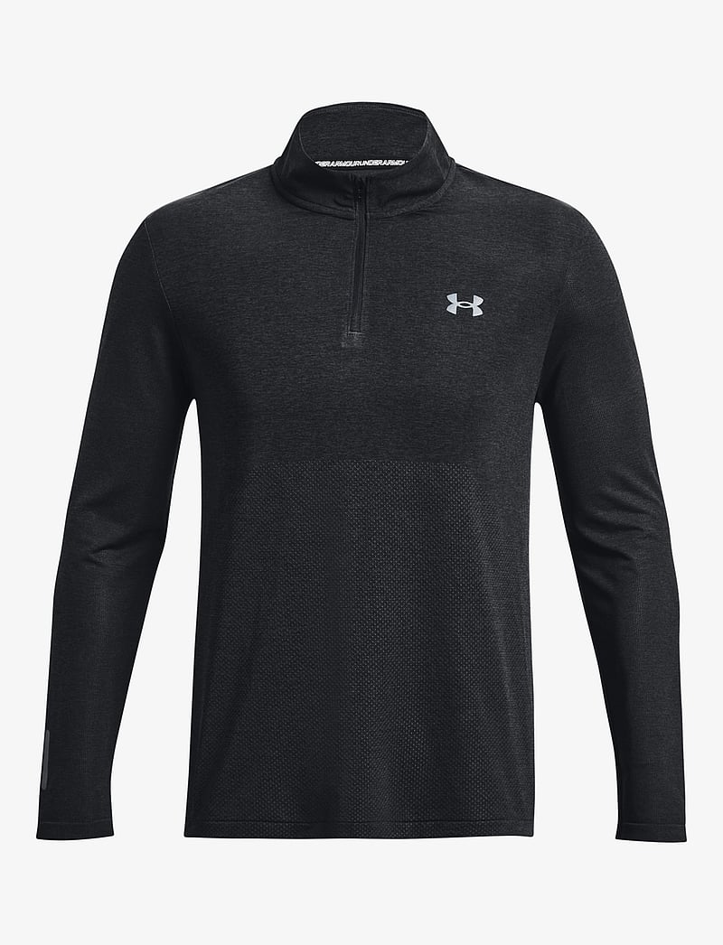 Under Armour - UA SEAMLESS STRIDE 1/4 ZIP - kampsunid ja vahekihid - black - 1