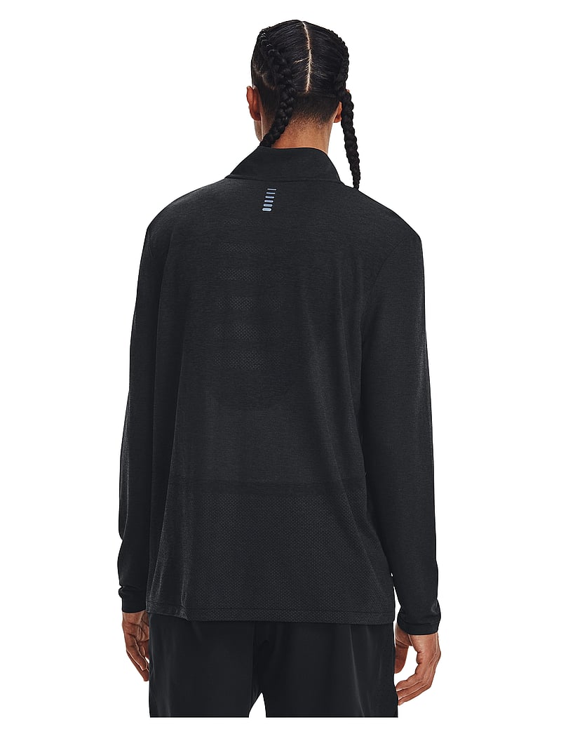Under Armour - UA SEAMLESS STRIDE 1/4 ZIP - kampsunid ja vahekihid - black - 4