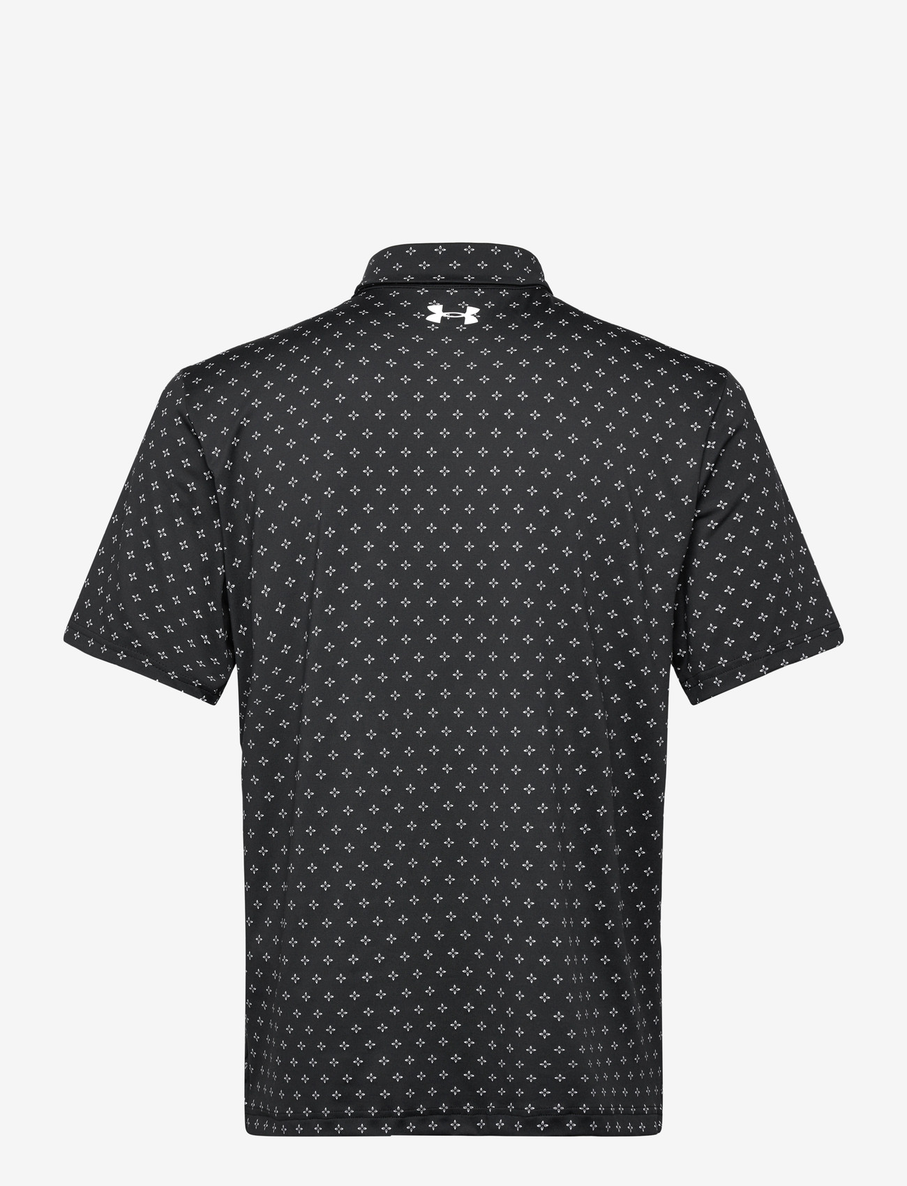 Under Armour - UA Playoff 3.0 Printed Polo - oberteile & t-shirts - black - 2