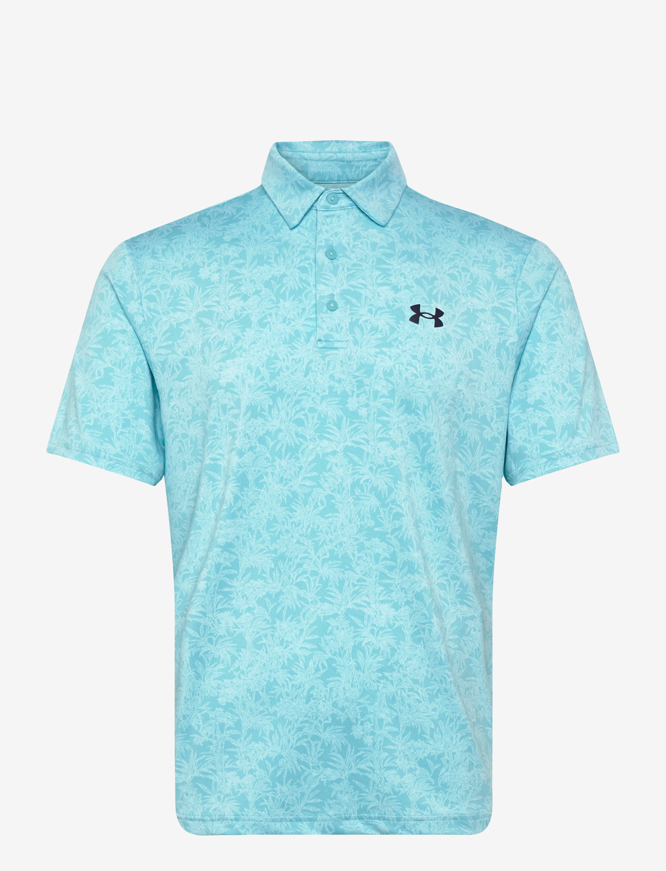 Under Armour - UA Playoff 3.0 Printed Polo - polos - blue haze - 1