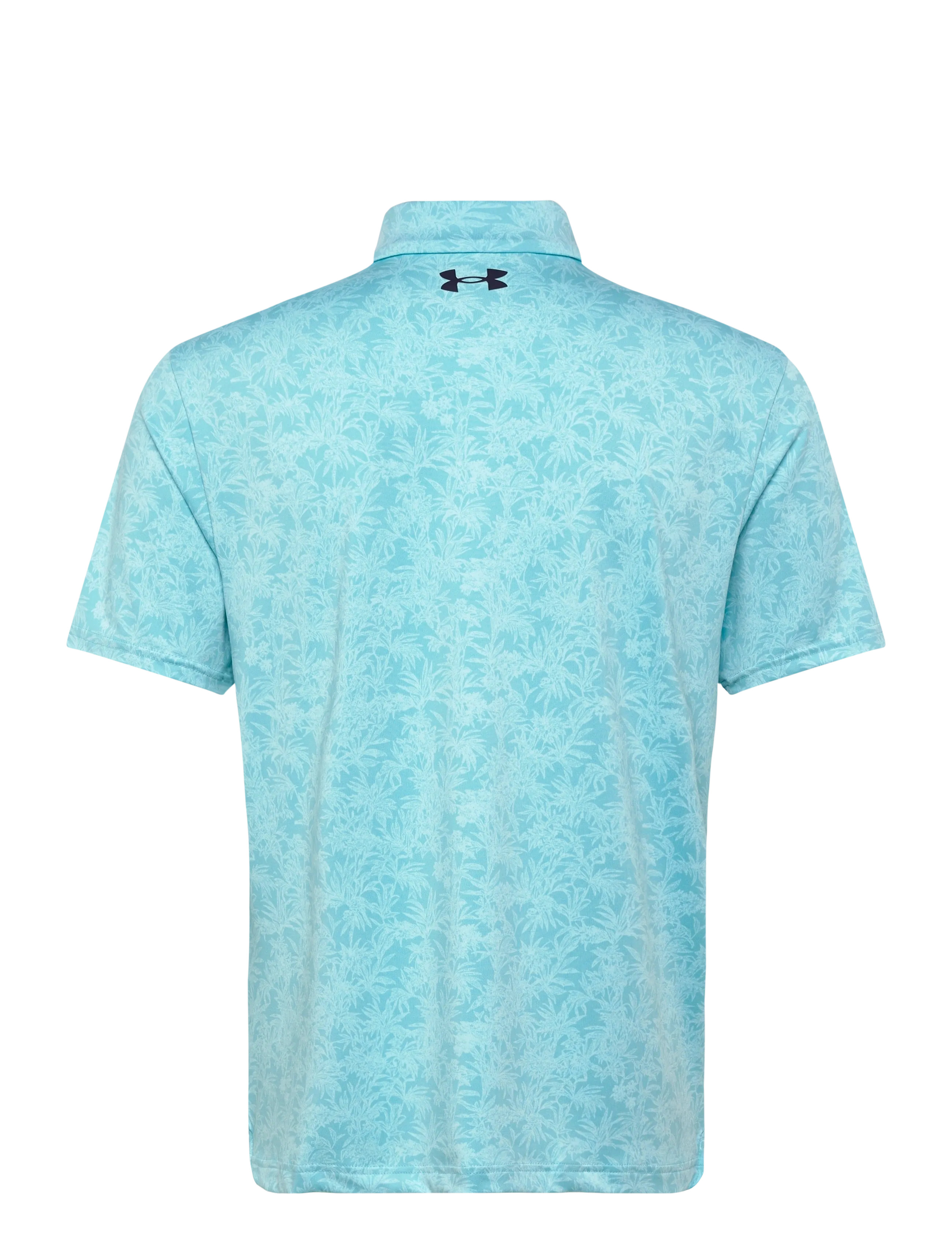 Under Armour - UA Playoff 3.0 Printed Polo - oberteile & t-shirts - blue haze - 2