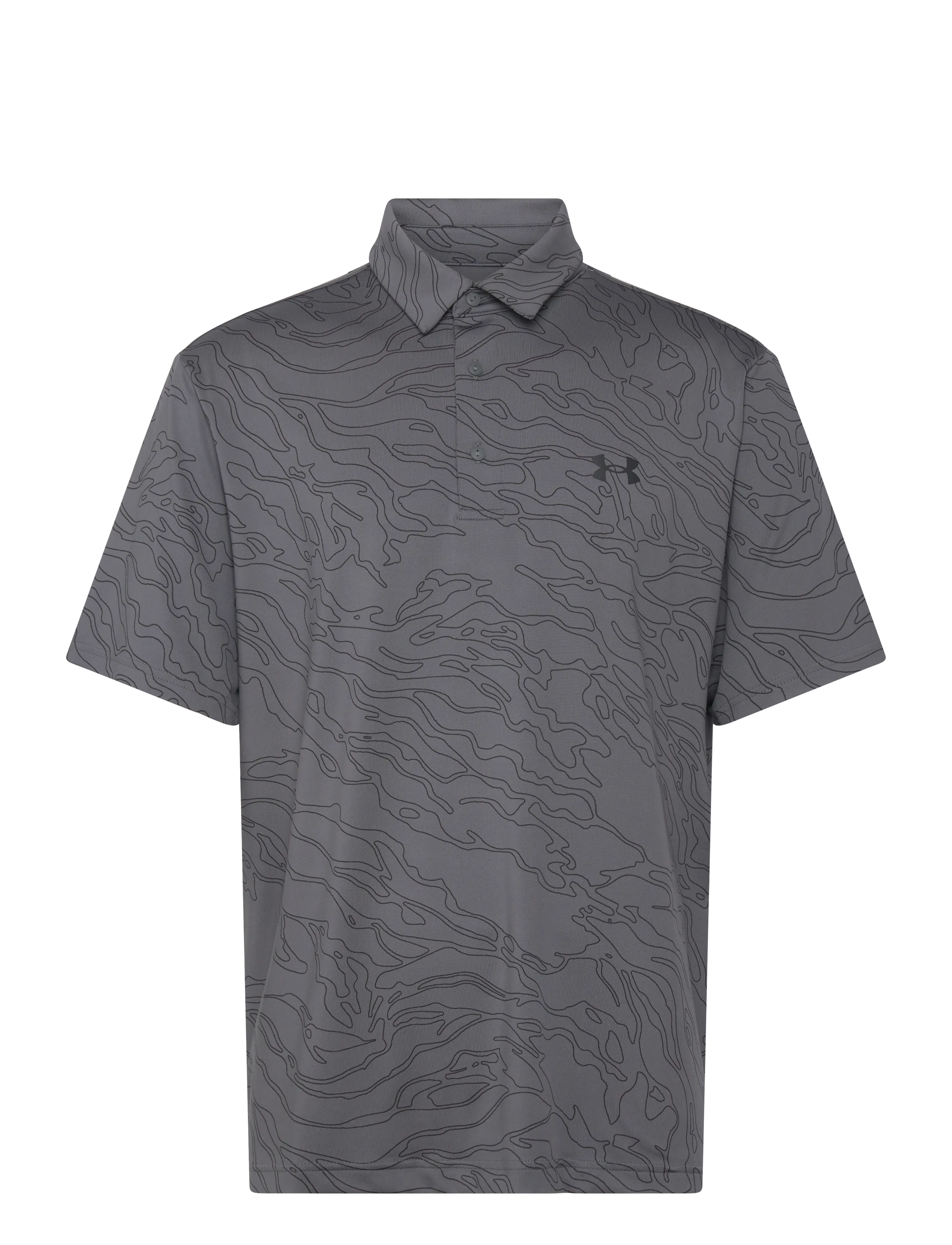 UNDER ARMOUR Ua Playoff 3.0 Printed Polo Grau - L - Herren