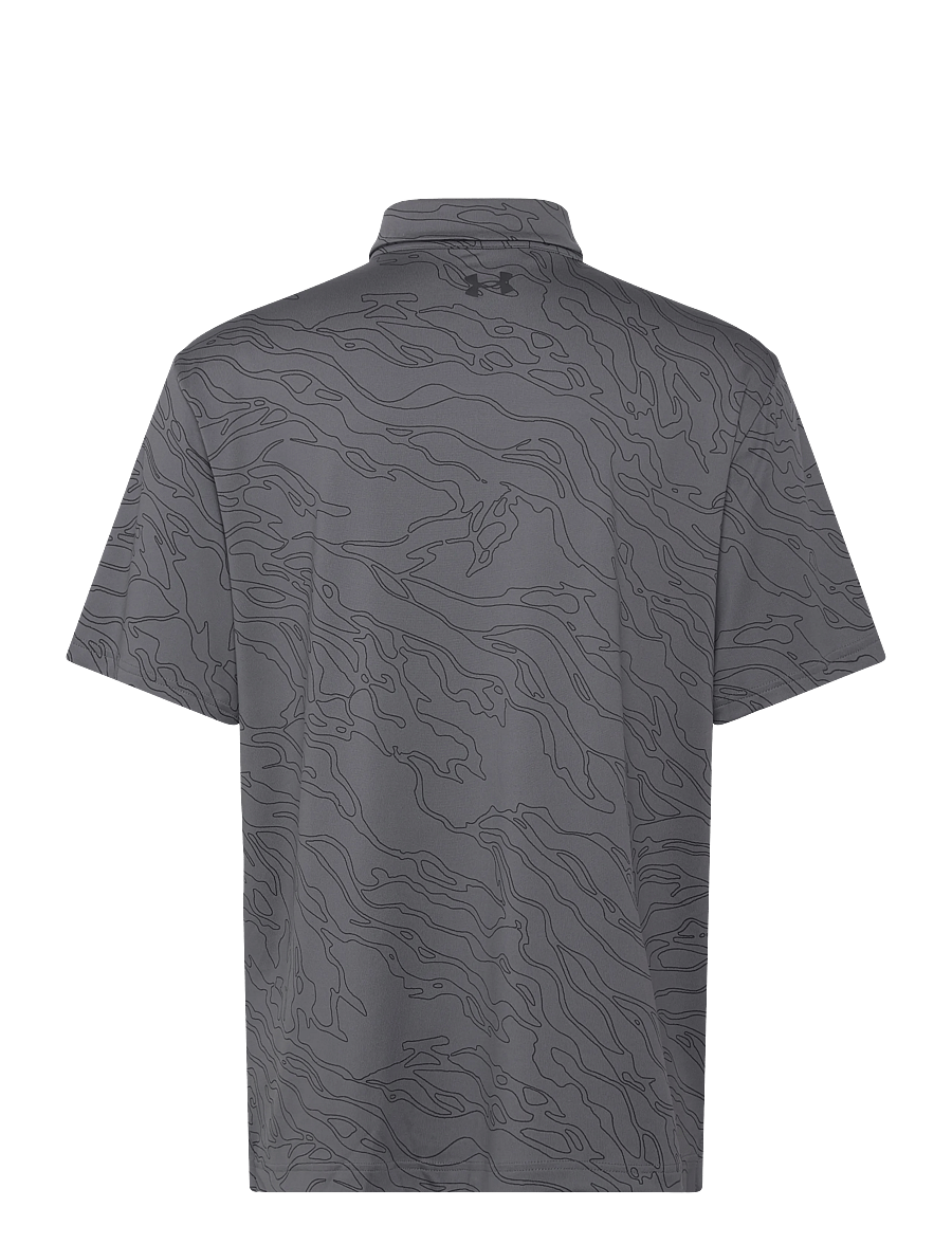 Under Armour - UA Playoff 3.0 Printed Polo - polos - castlerock - 2