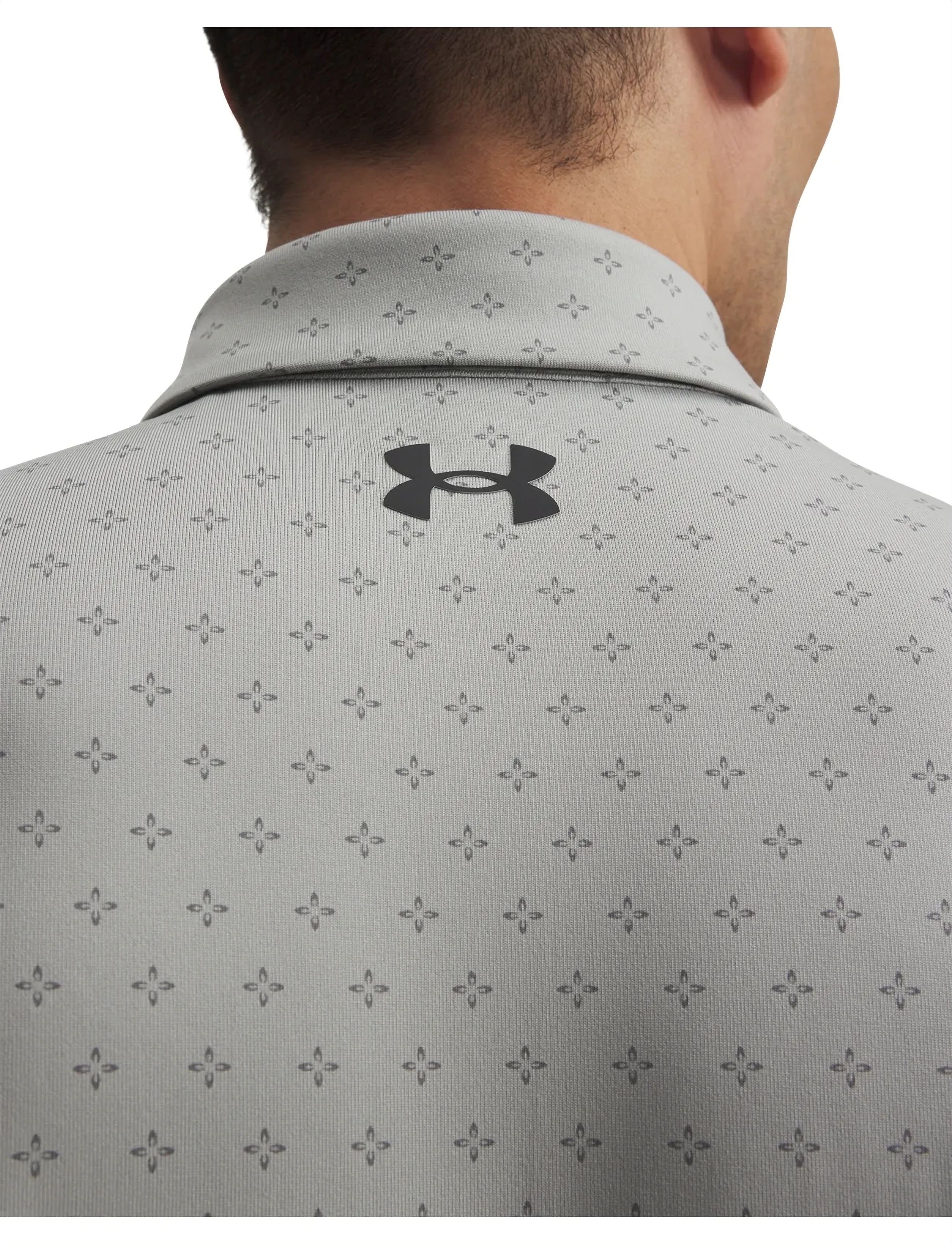 Under Armour - UA Playoff 3.0 Printed Polo - alussärgid ja t-särgid - clay green - 4