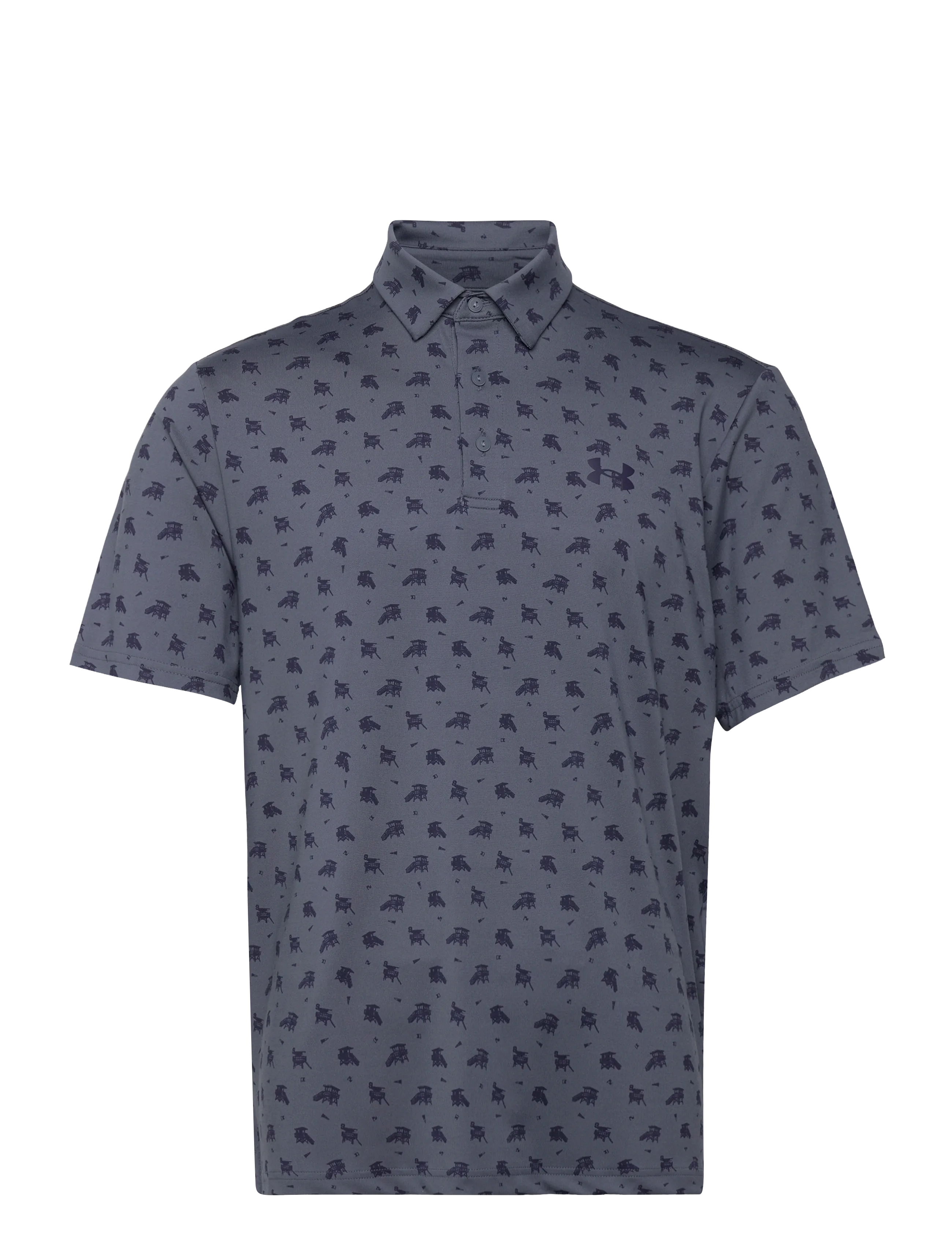 UNDER ARMOUR Ua Playoff 3.0 Printed Polo Grau - XS - Herren