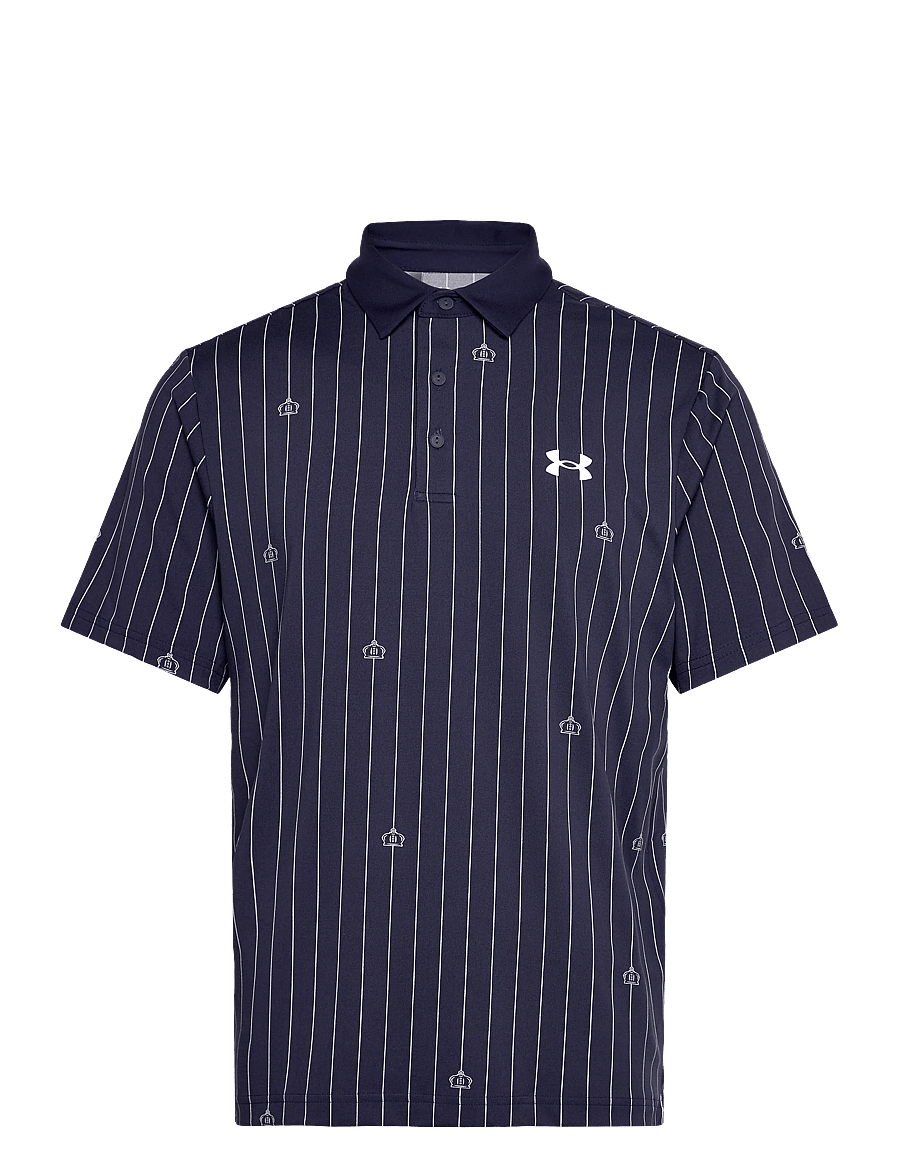 Under Armour - UA Playoff 3.0 Printed Polo - toppe & t-shirts - midnight navy - 1