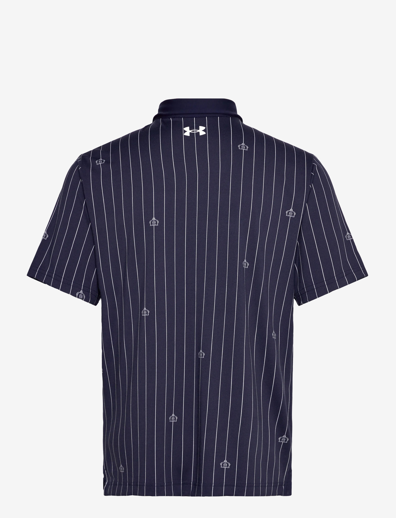 Under Armour - UA Playoff 3.0 Printed Polo - oberteile & t-shirts - midnight navy - 2