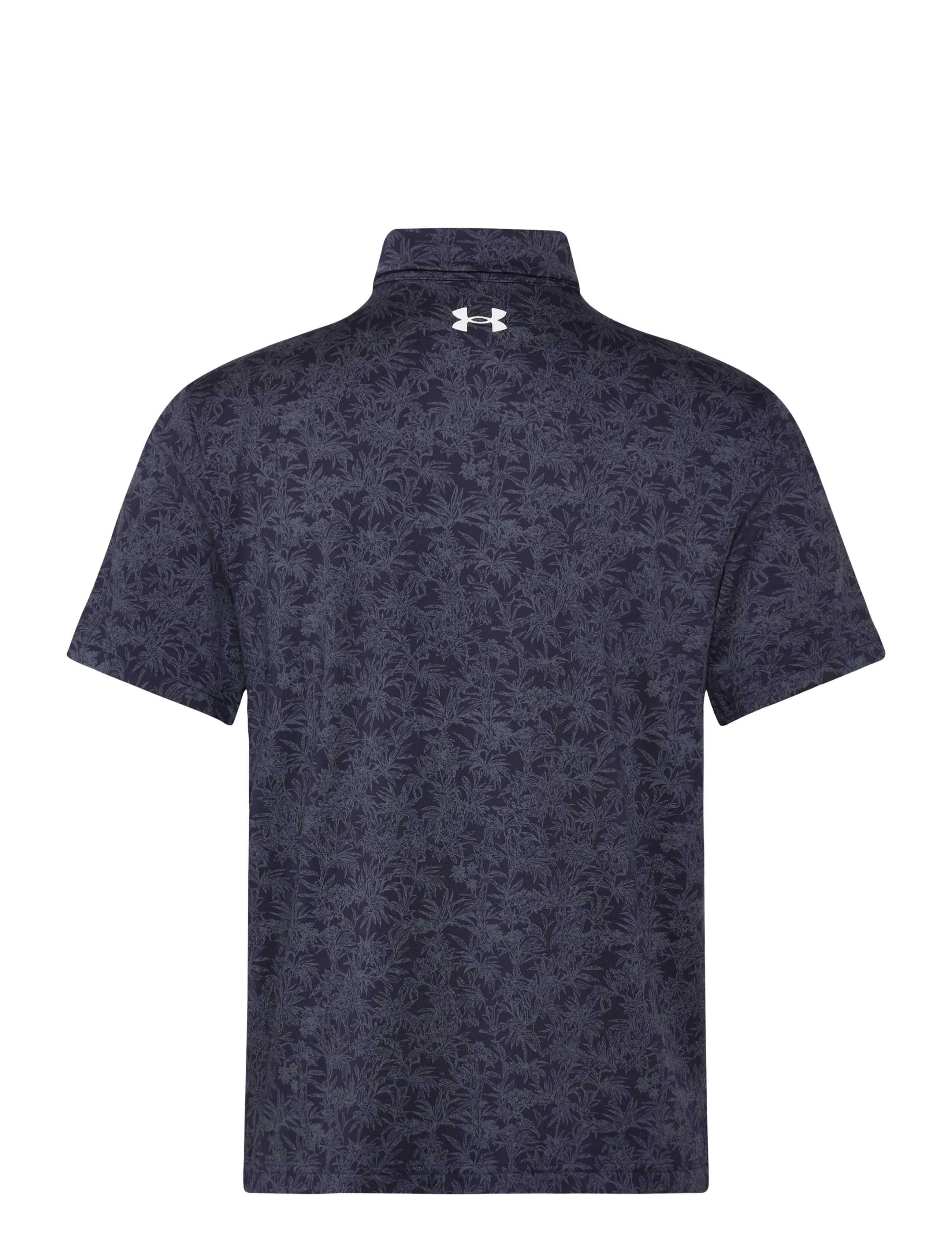 Under Armour - UA Playoff 3.0 Printed Polo - oberteile & t-shirts - midnight navy - 2