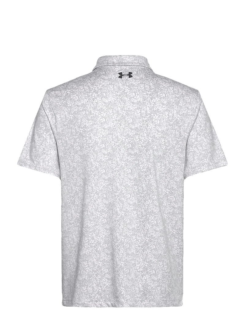 Under Armour - UA Playoff 3.0 Printed Polo - oberteile & t-shirts - white - 2