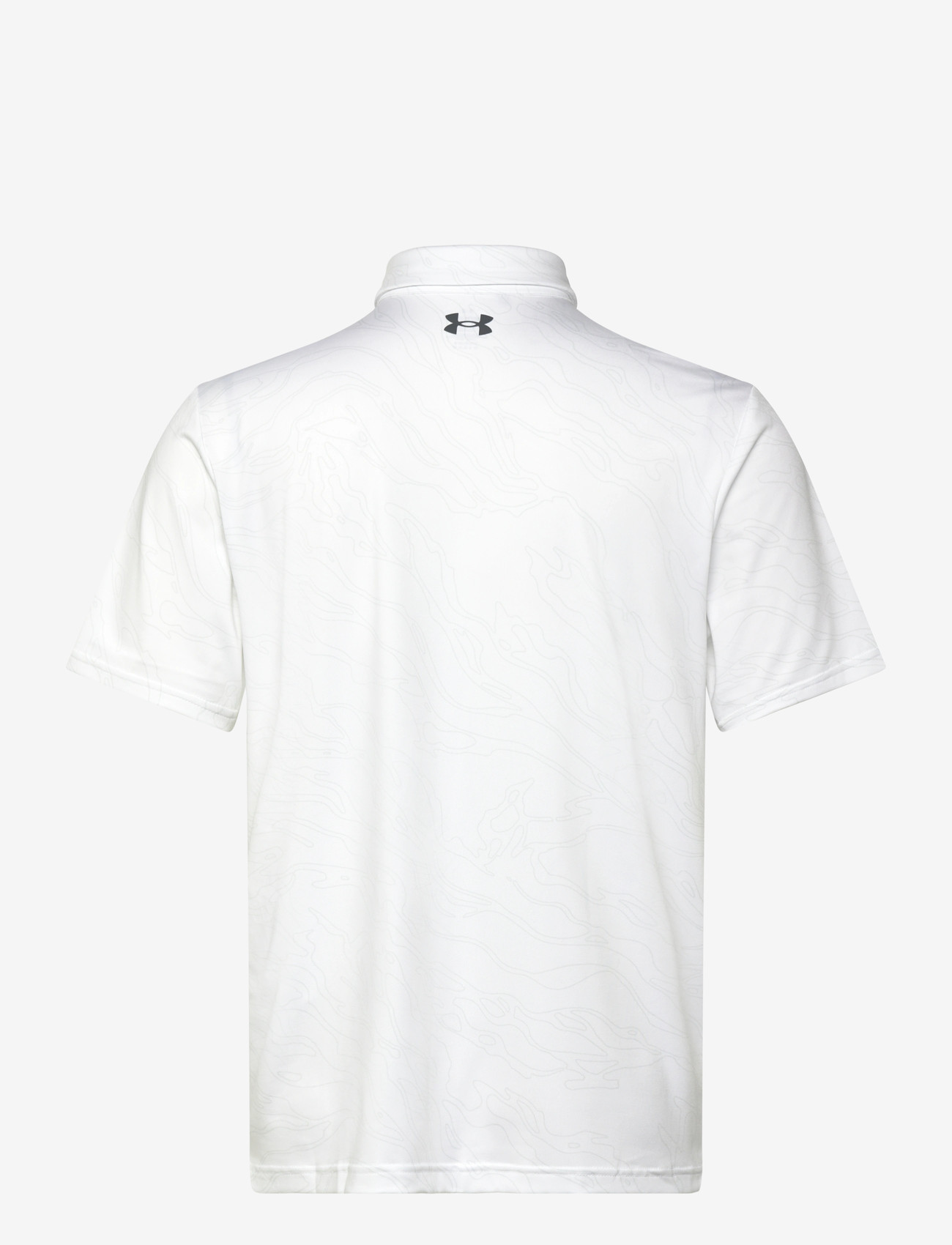Under Armour - UA Playoff 3.0 Printed Polo - oberteile & t-shirts - white - 2