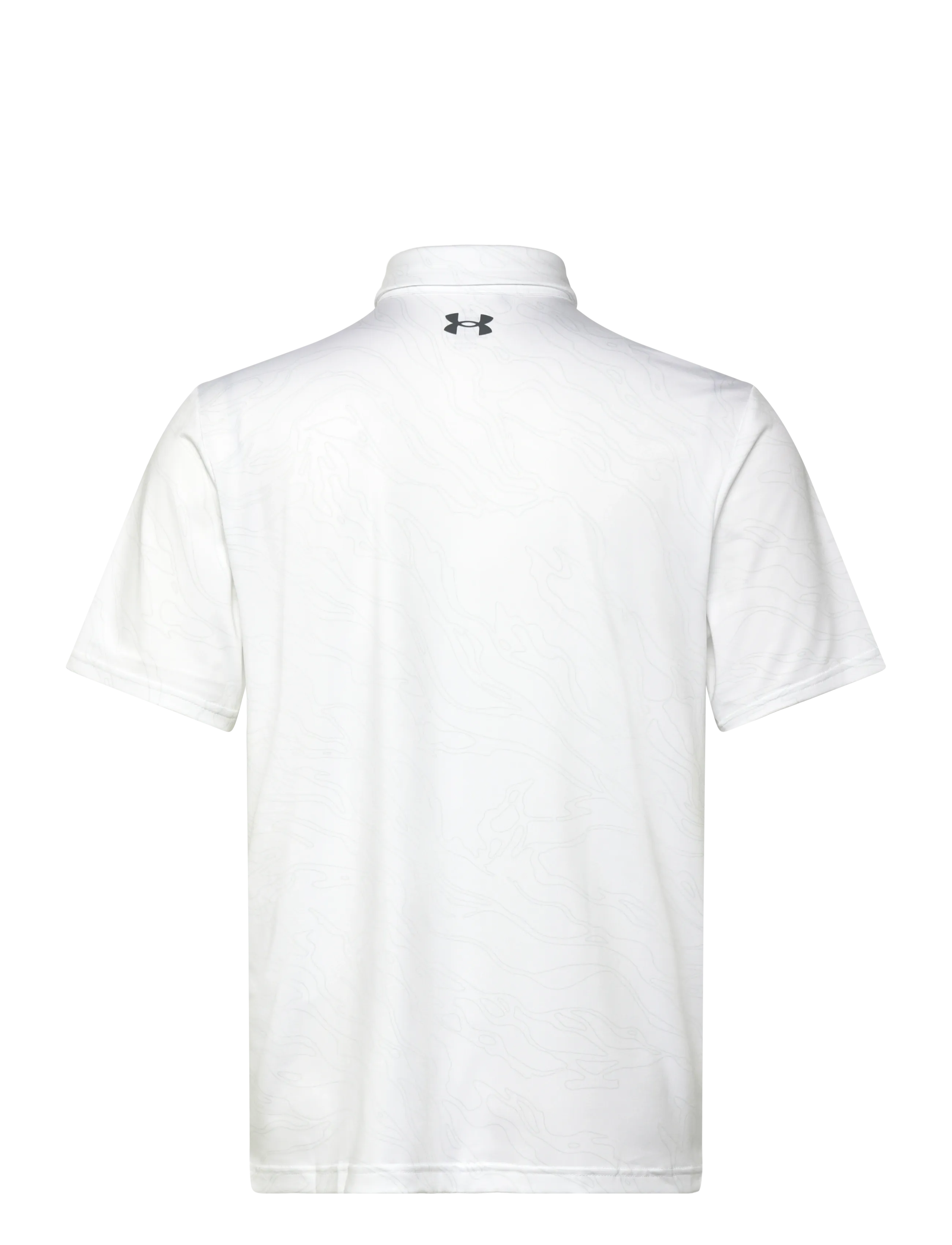 Under Armour - UA Playoff 3.0 Printed Polo - oberteile & t-shirts - white - 2