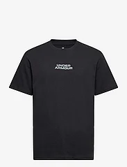 Under Armour - UA OUTLINE HEAVYWEIGHT SS - t-shirts - black - 0