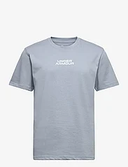 Under Armour - UA OUTLINE HEAVYWEIGHT SS - t-shirts - harbor blue - 0