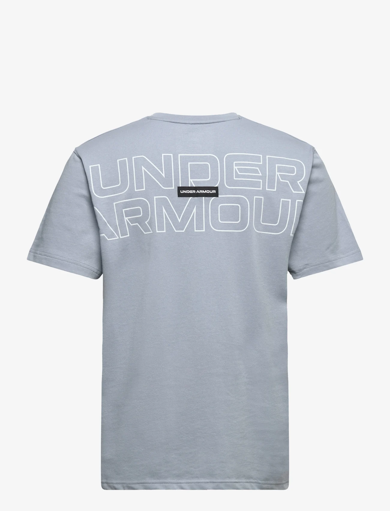 Under Armour - UA OUTLINE HEAVYWEIGHT SS - t-shirts - harbor blue - 1