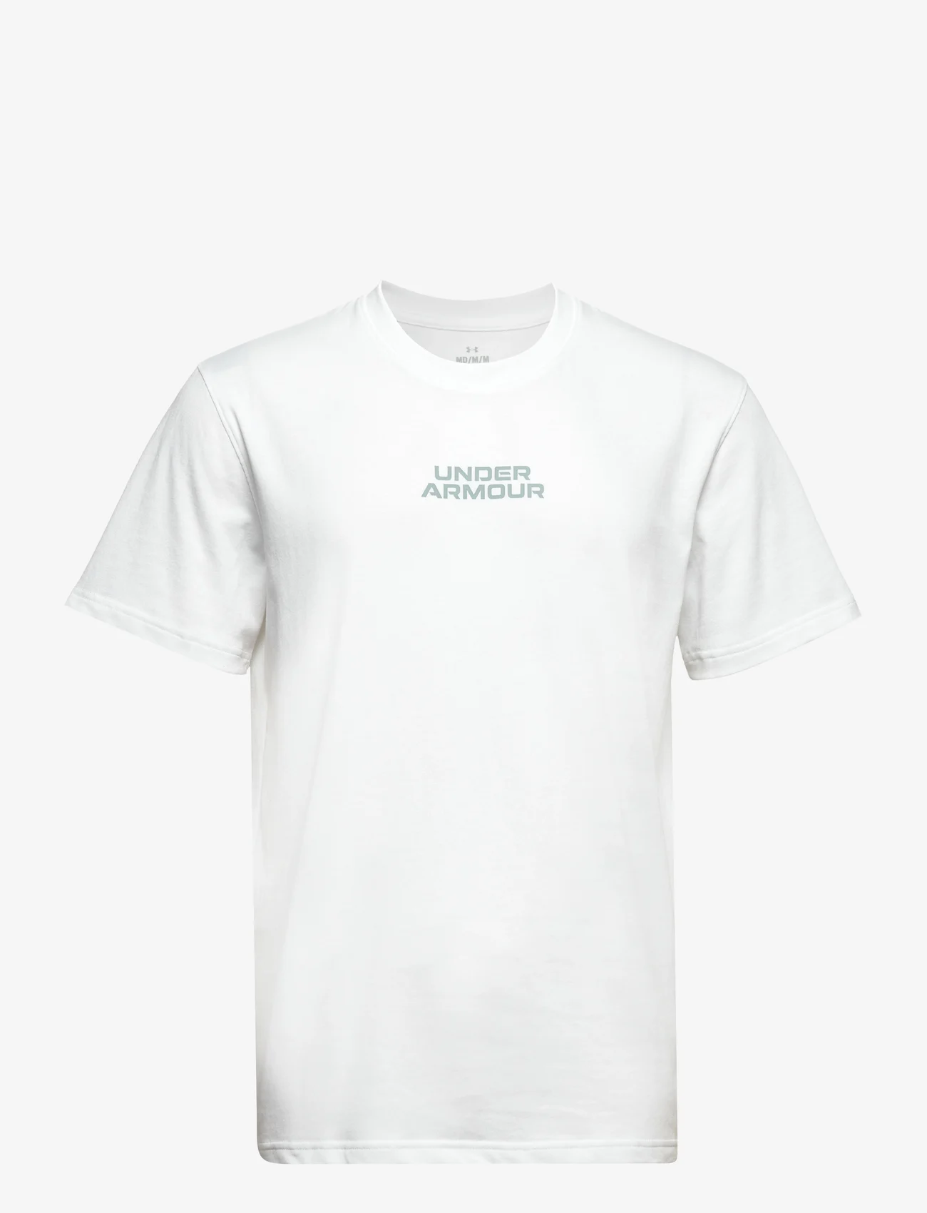 Under Armour - UA OUTLINE HEAVYWEIGHT SS - t-shirts - white - 0