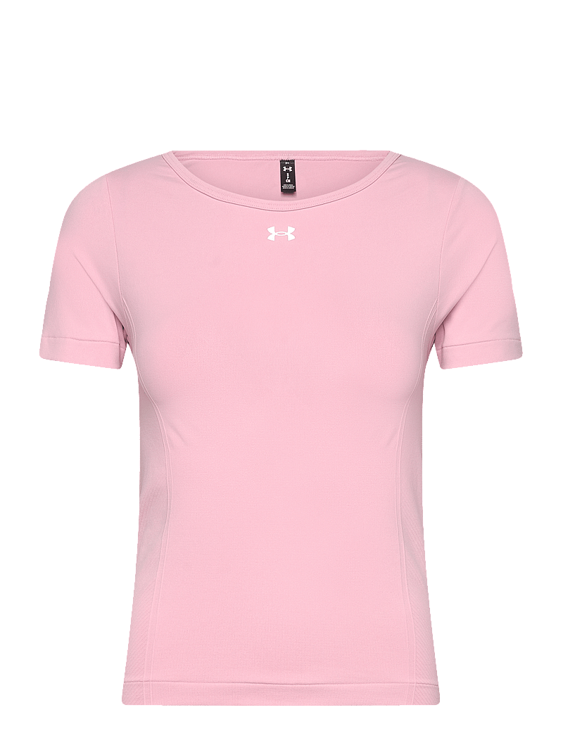 Under Armour - UA Vanish Seamless SS - t-shirts - prime pink - 1